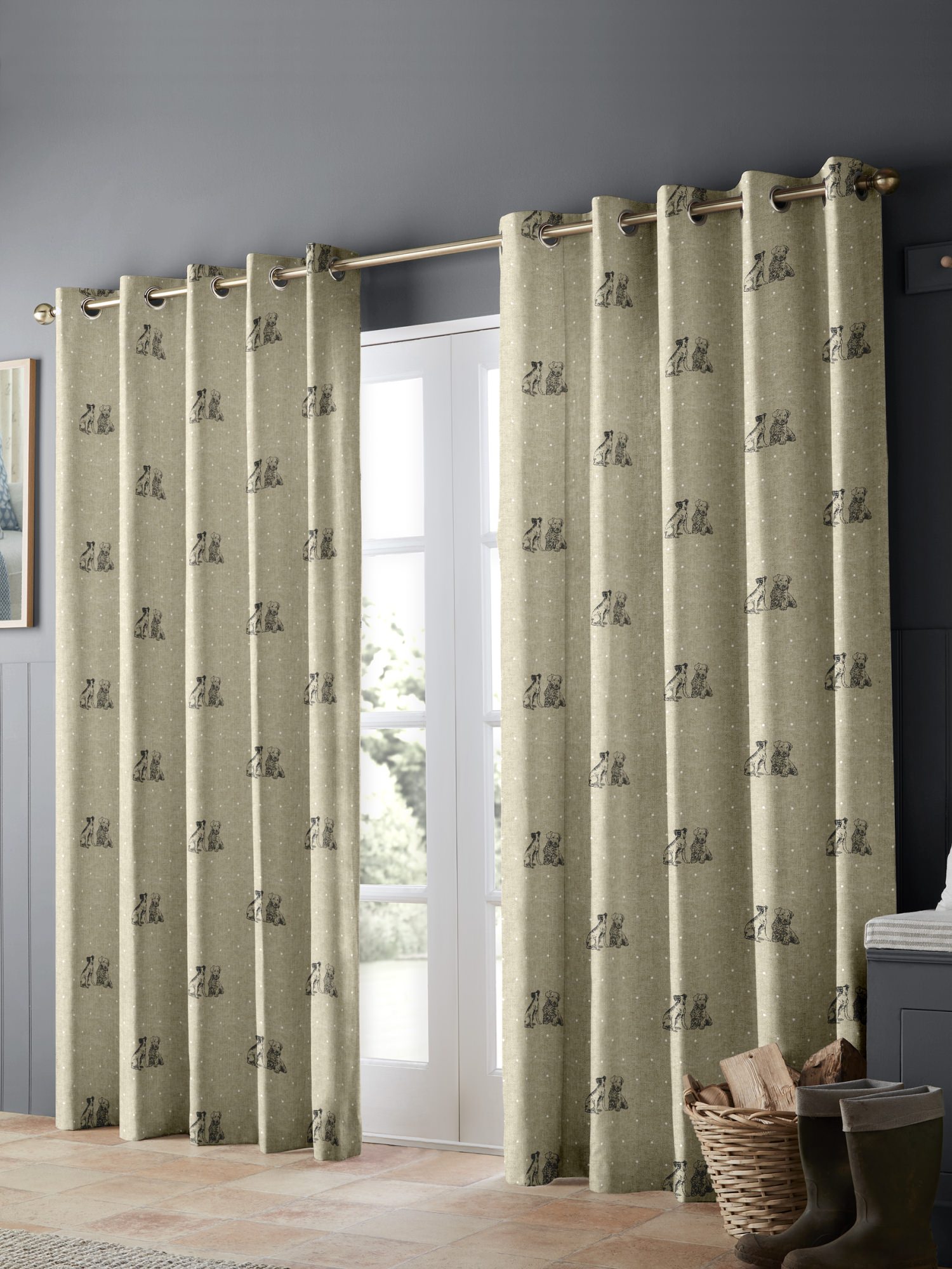 emily bond millie linen curtains
