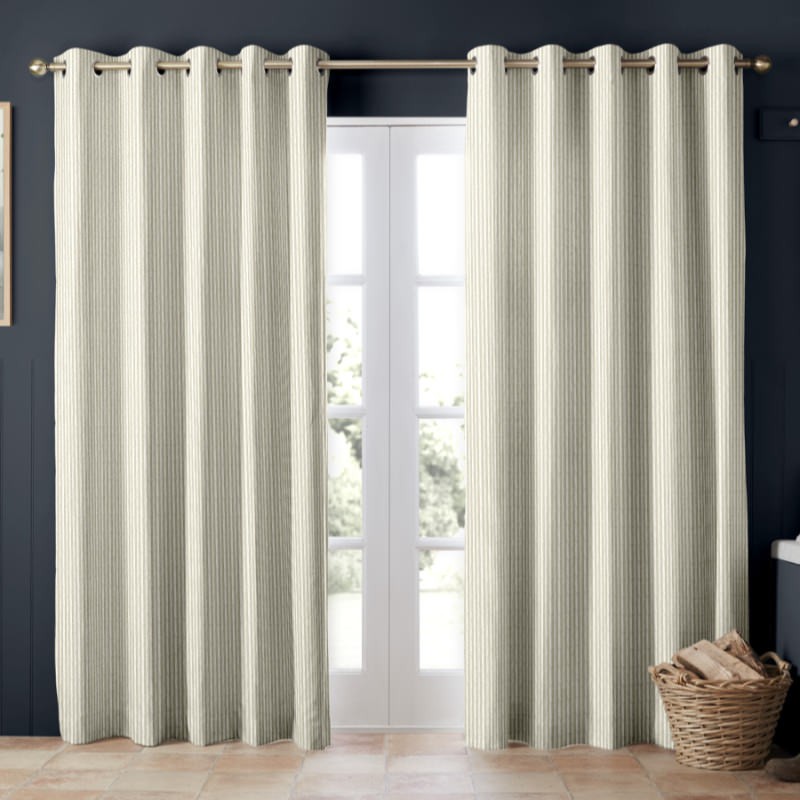 Emily Bond Oscar Stripe Linen Curtains