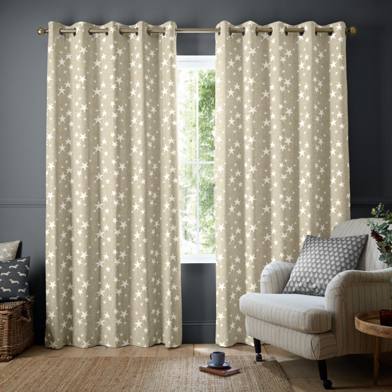 Emily Bond St Maws Linen Curtains