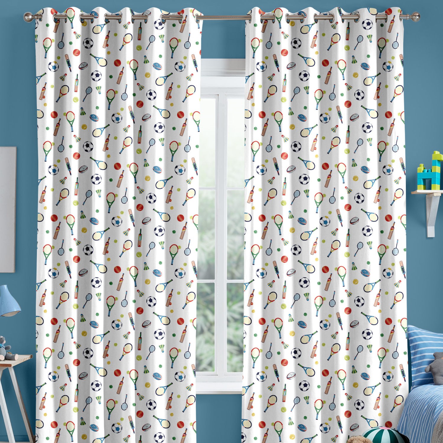 cath kidson sports patterned curtains