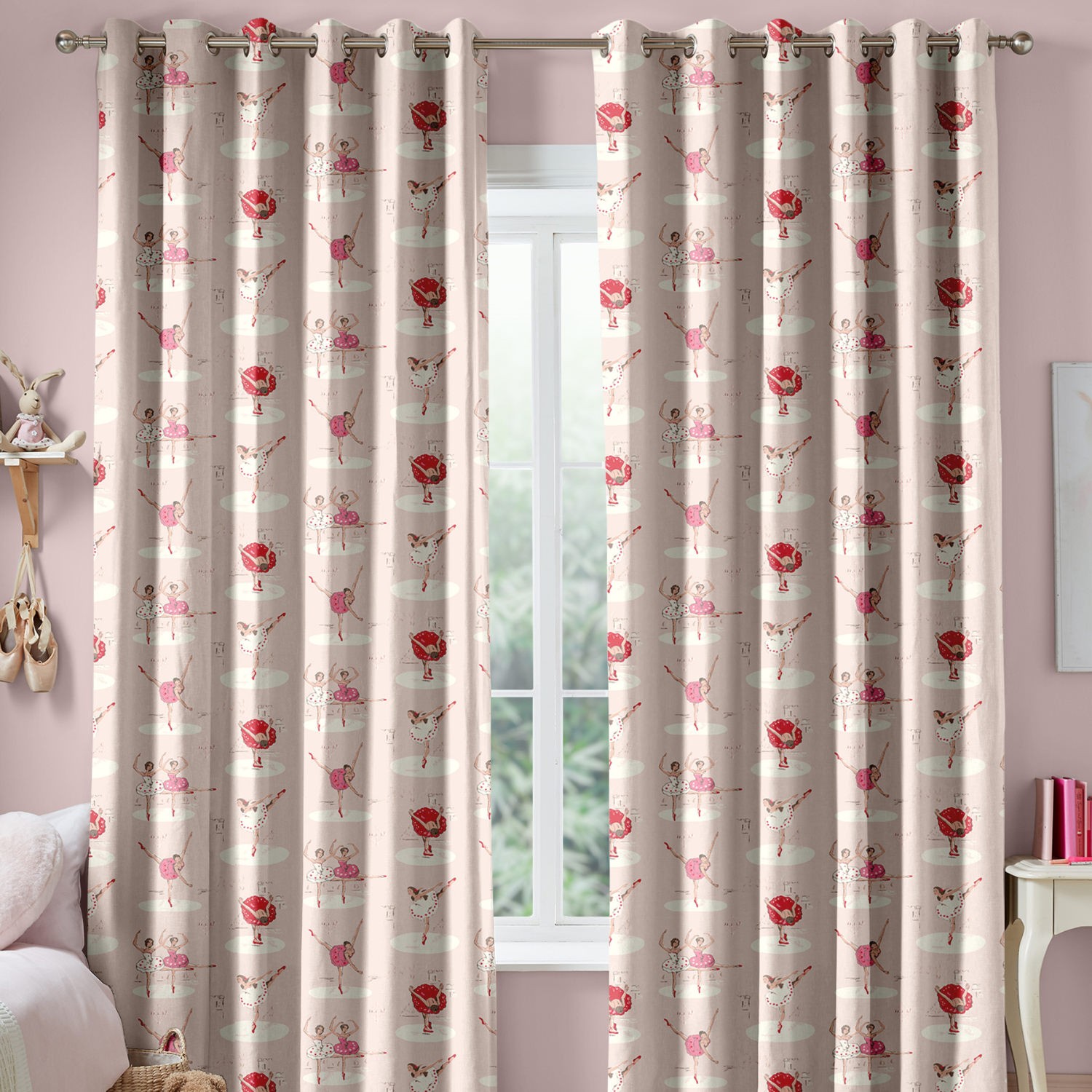 cath kidson ballerinas pink curtains