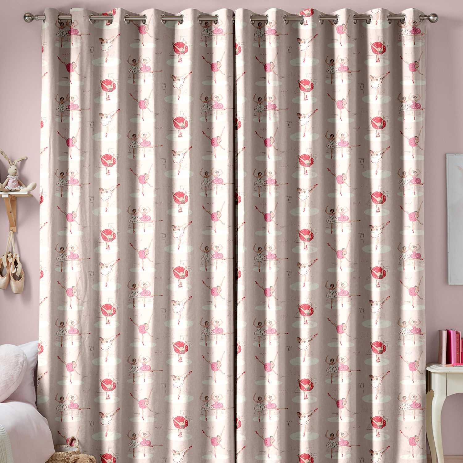 cath kidson ballerinas pink curtains