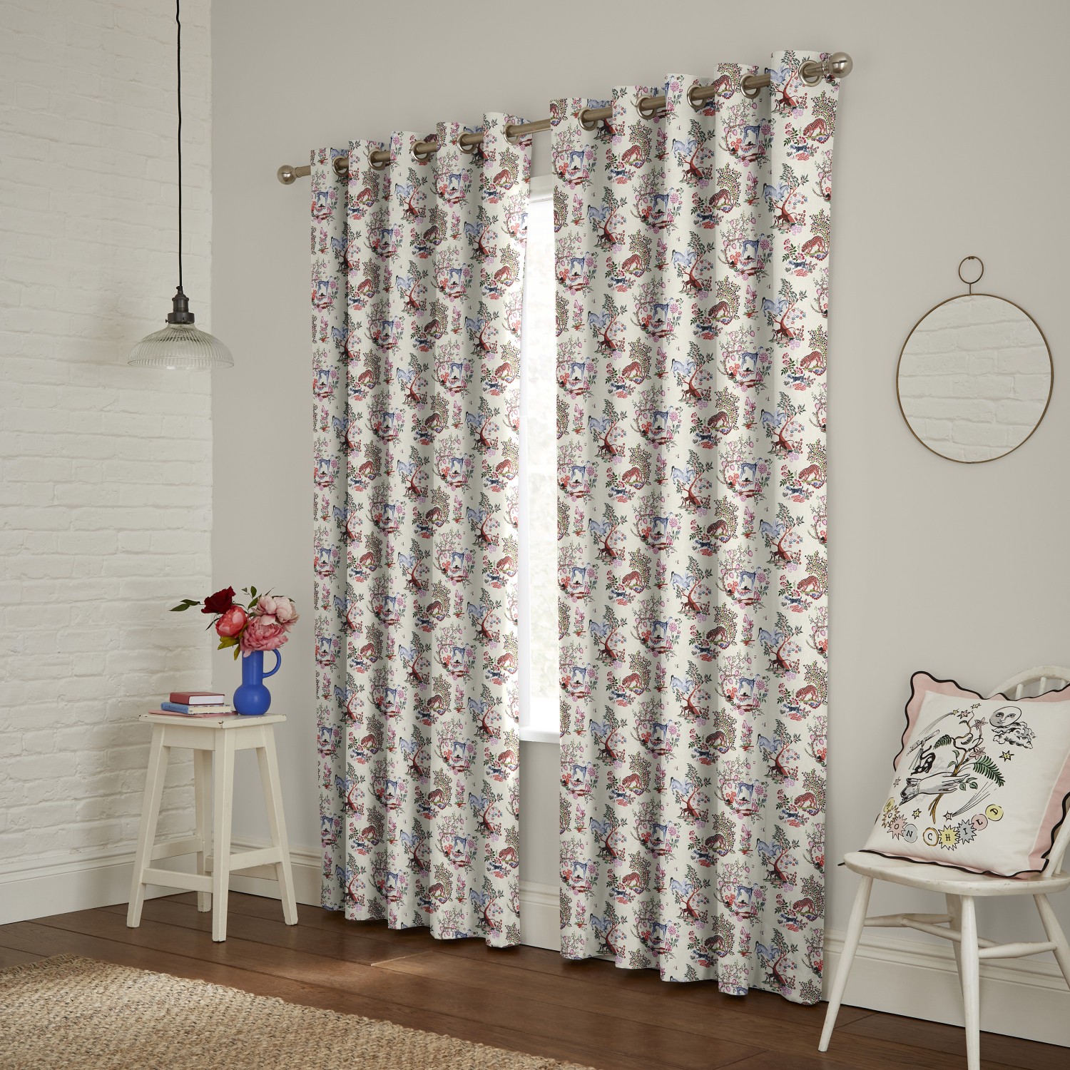 cath kidson magical kingdom cream curtains