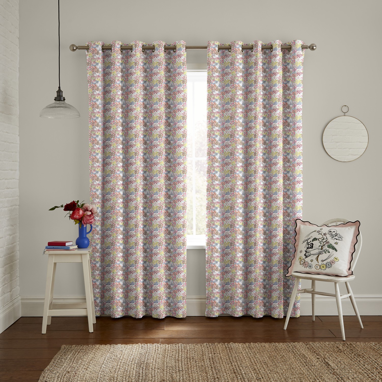 cath kidson magical kingdom ditsy patterned curtains