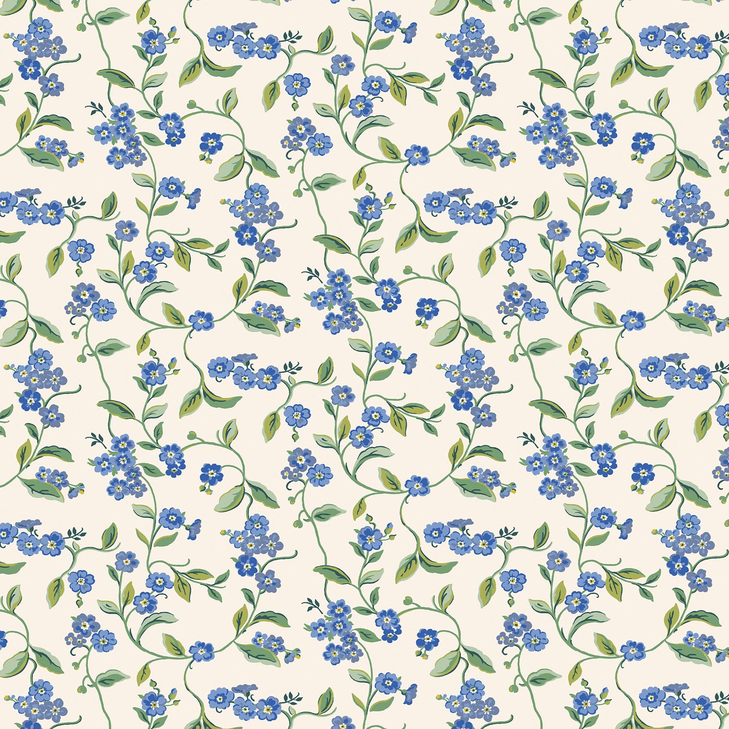 cath kidson forget me not blue curtains