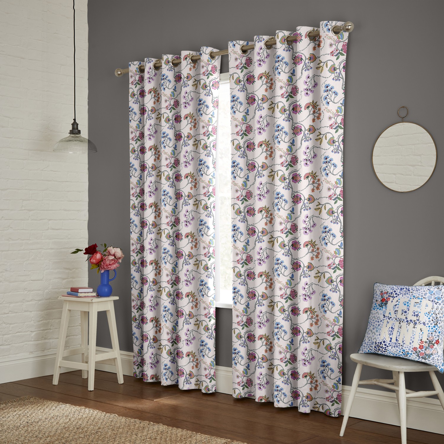 cath kidson wild ones patterned curtains