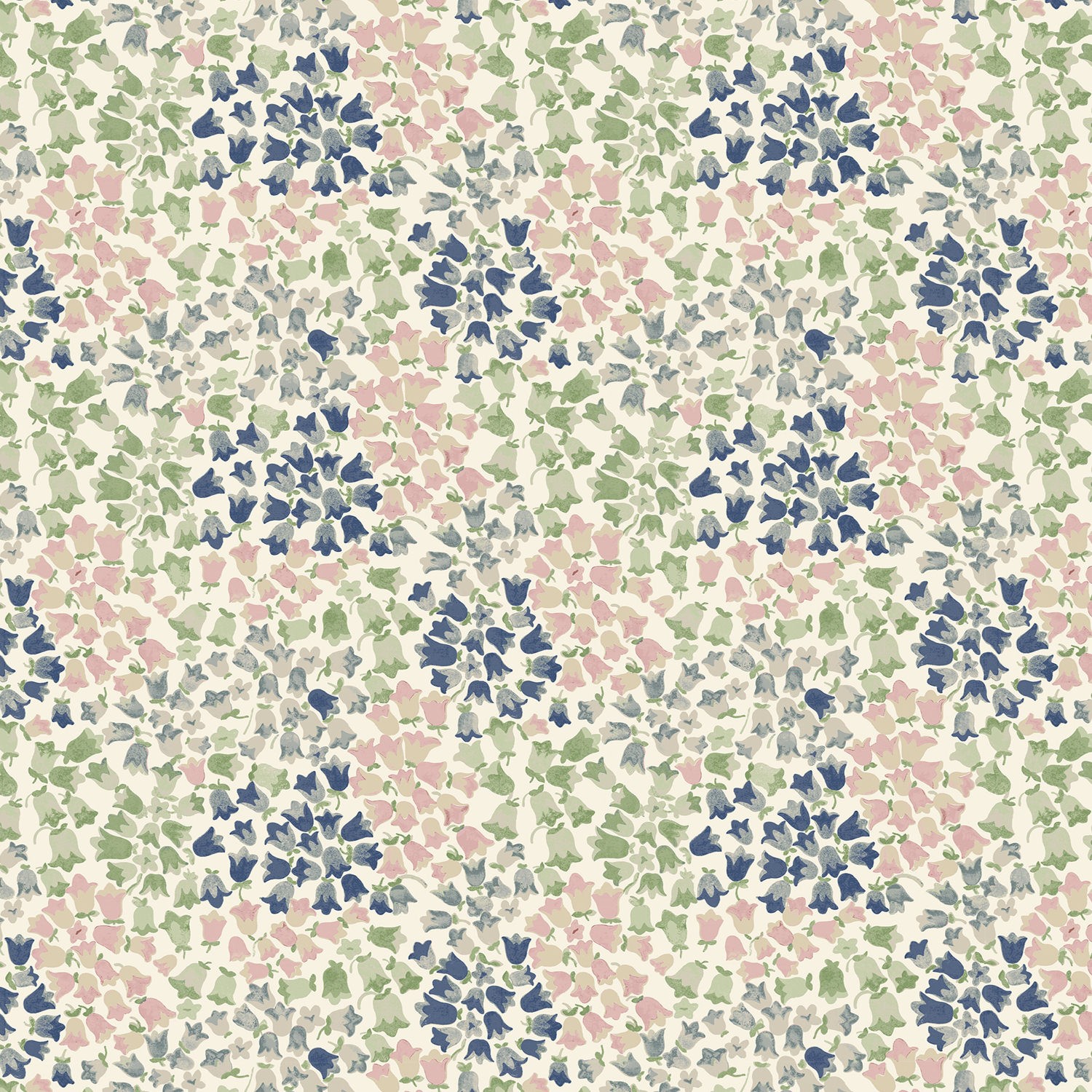cath kidson bluebells patterned curtains