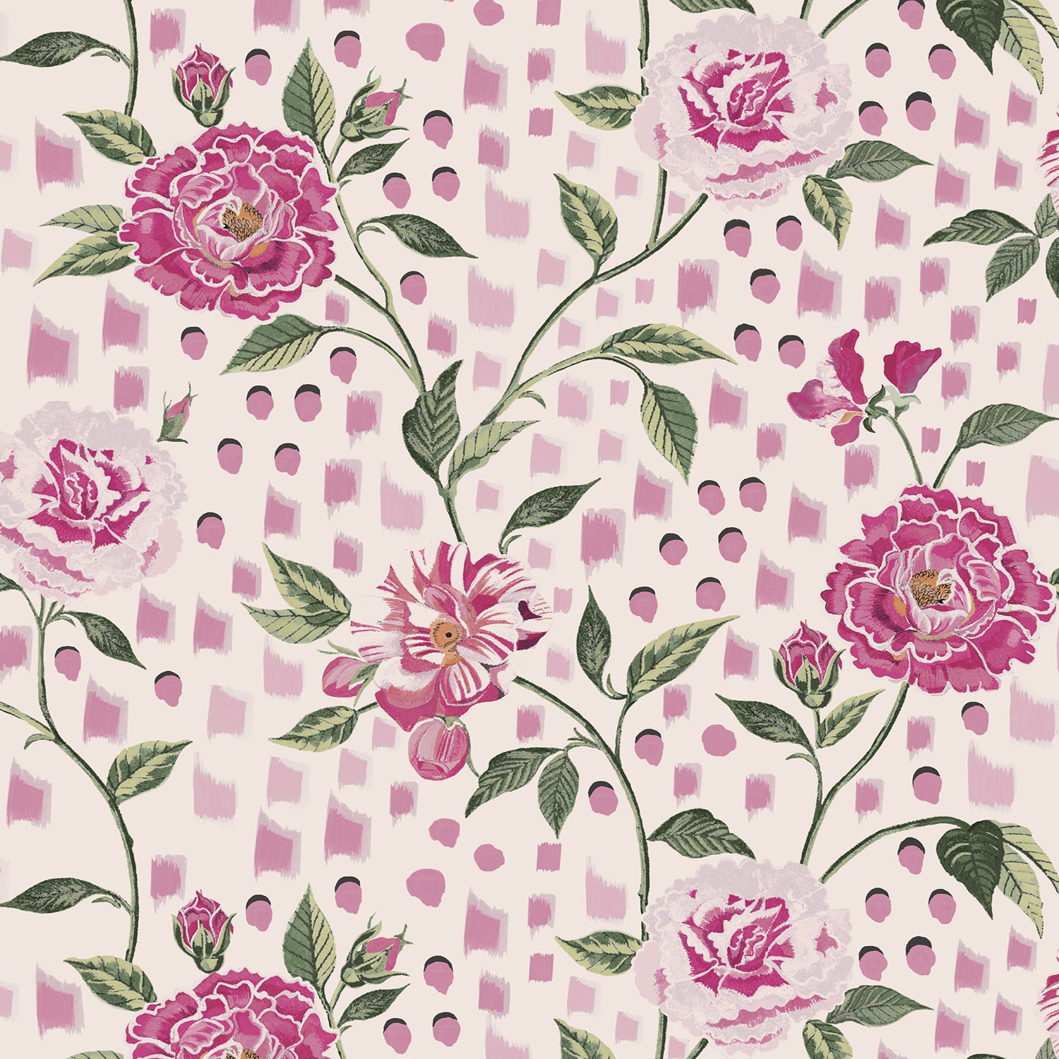 cath kidson tea rose pink curtains