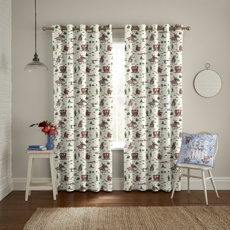Cath Kidson Cowboy Patterned Curtains
