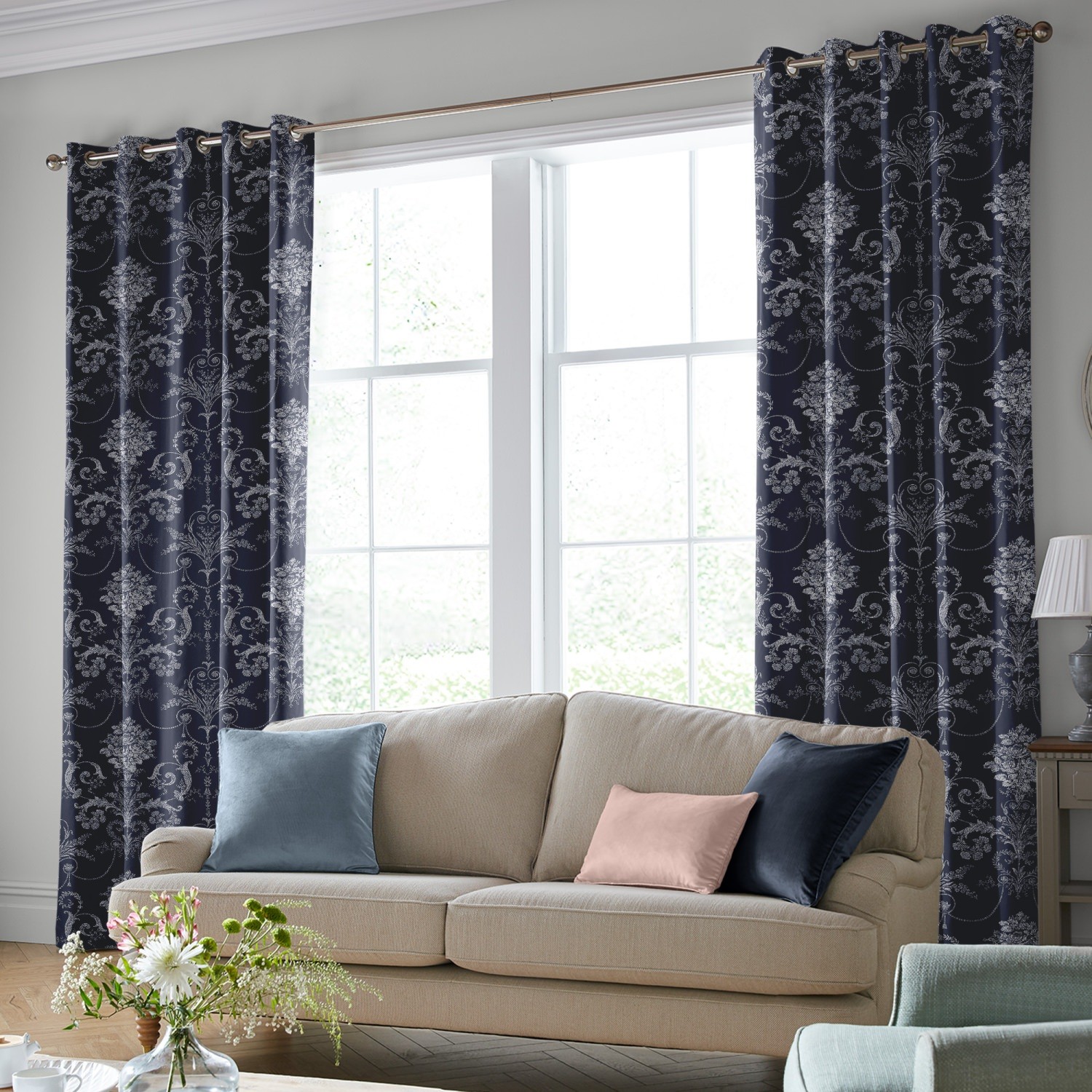 laura ashley josette midnight curtains