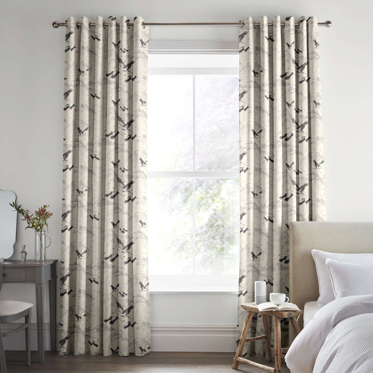 laura ashley animalia silver curtains