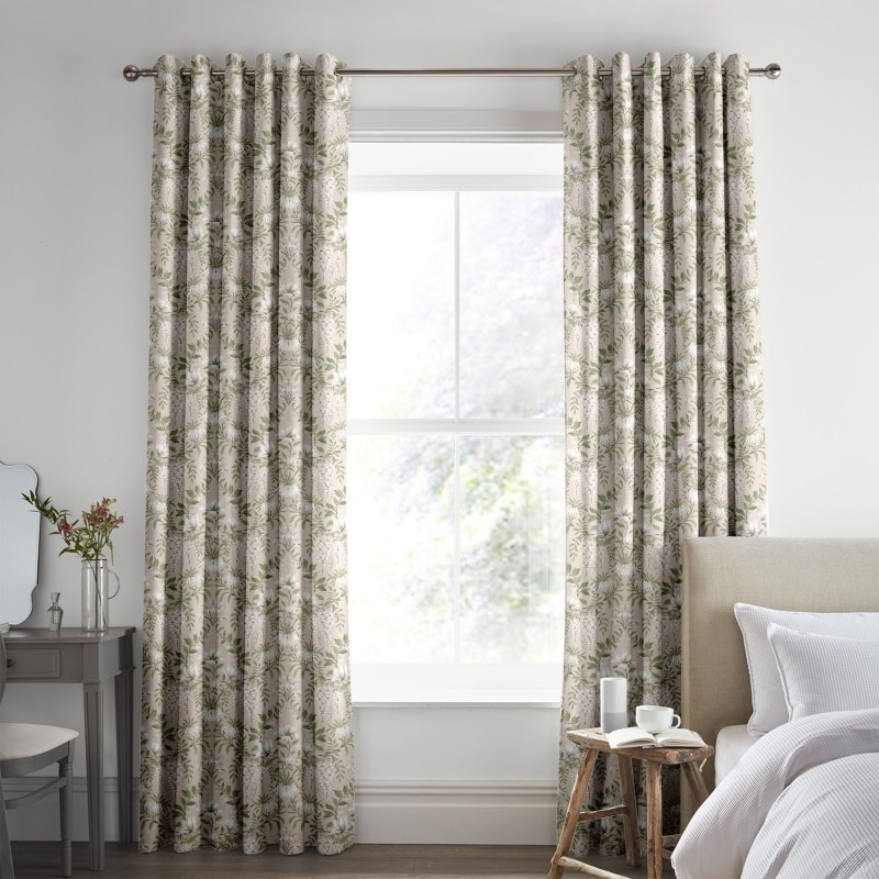 Laura Ashley Parterre Blush Curtains