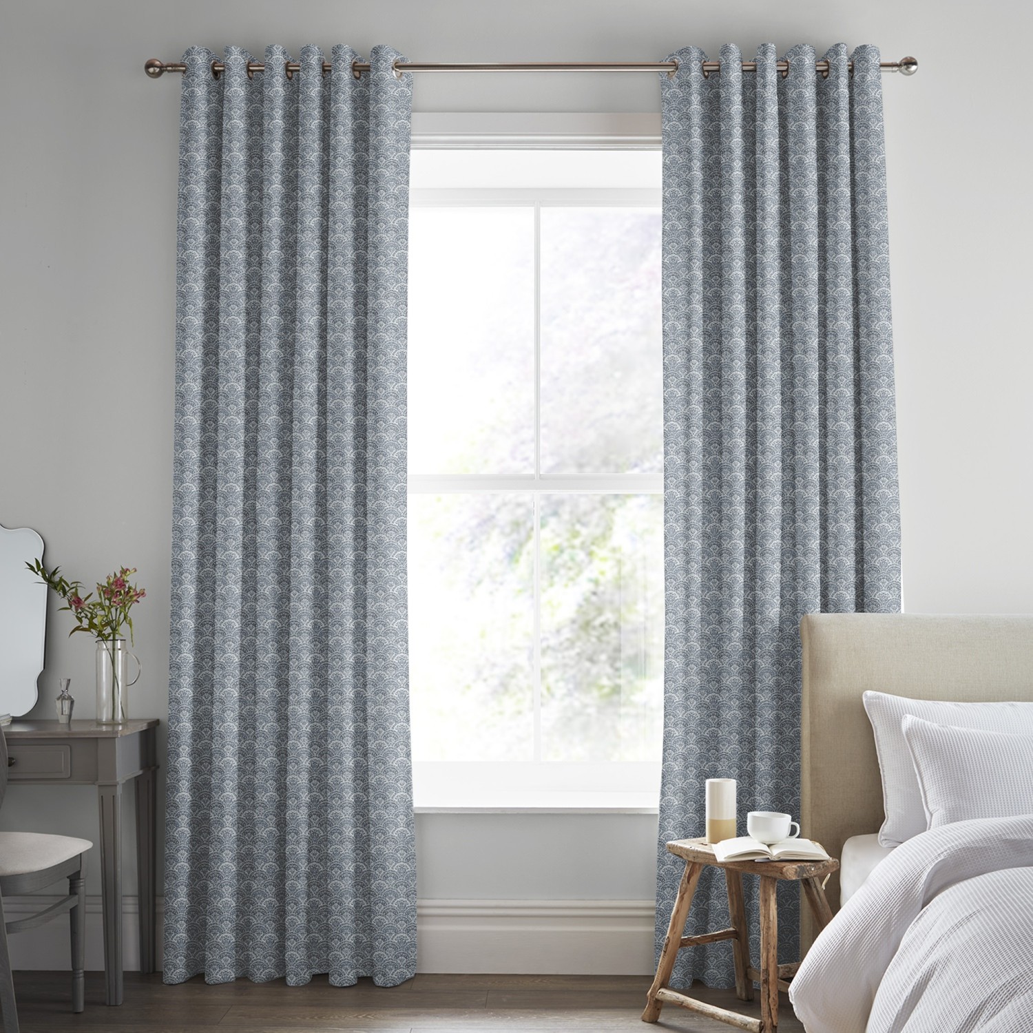 laura ashley musica velvet dusky seaspray curtains