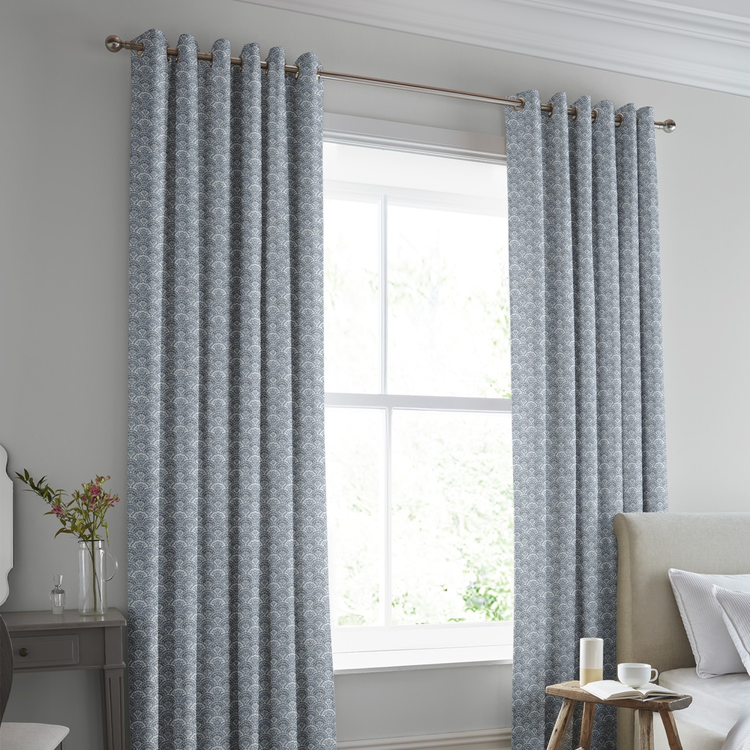 laura ashley musica velvet dusky seaspray curtains