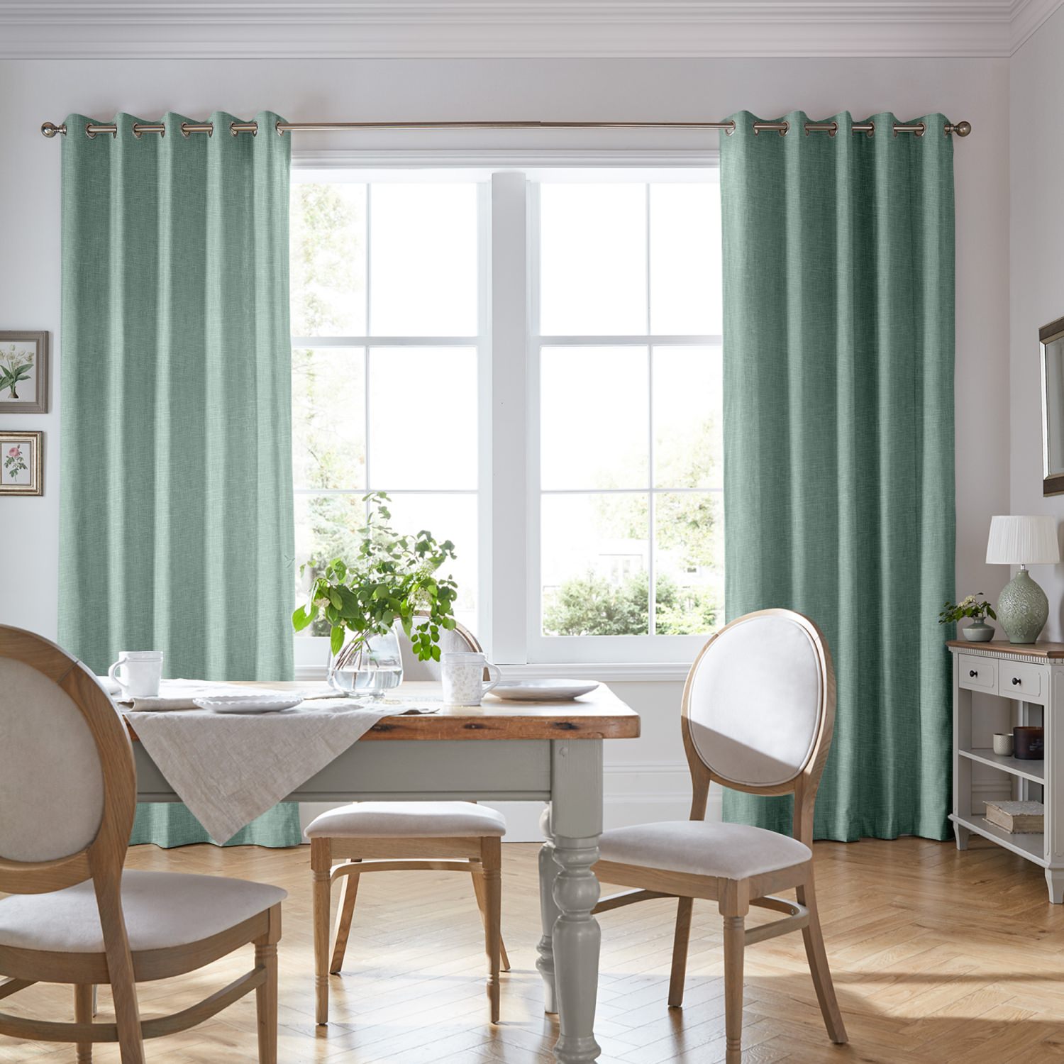 laura ashley easton grey green curtains