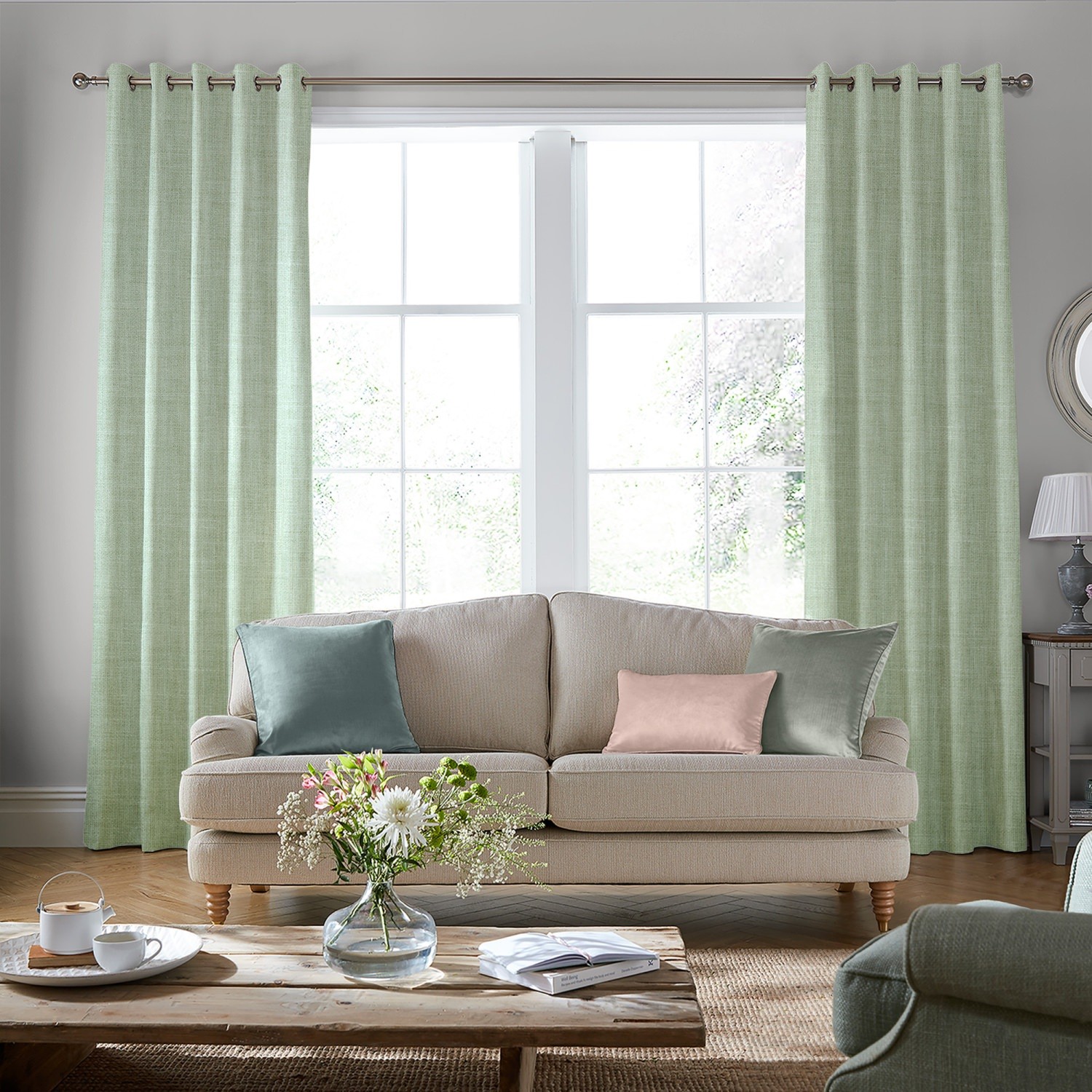 laura ashley easton sage curtains