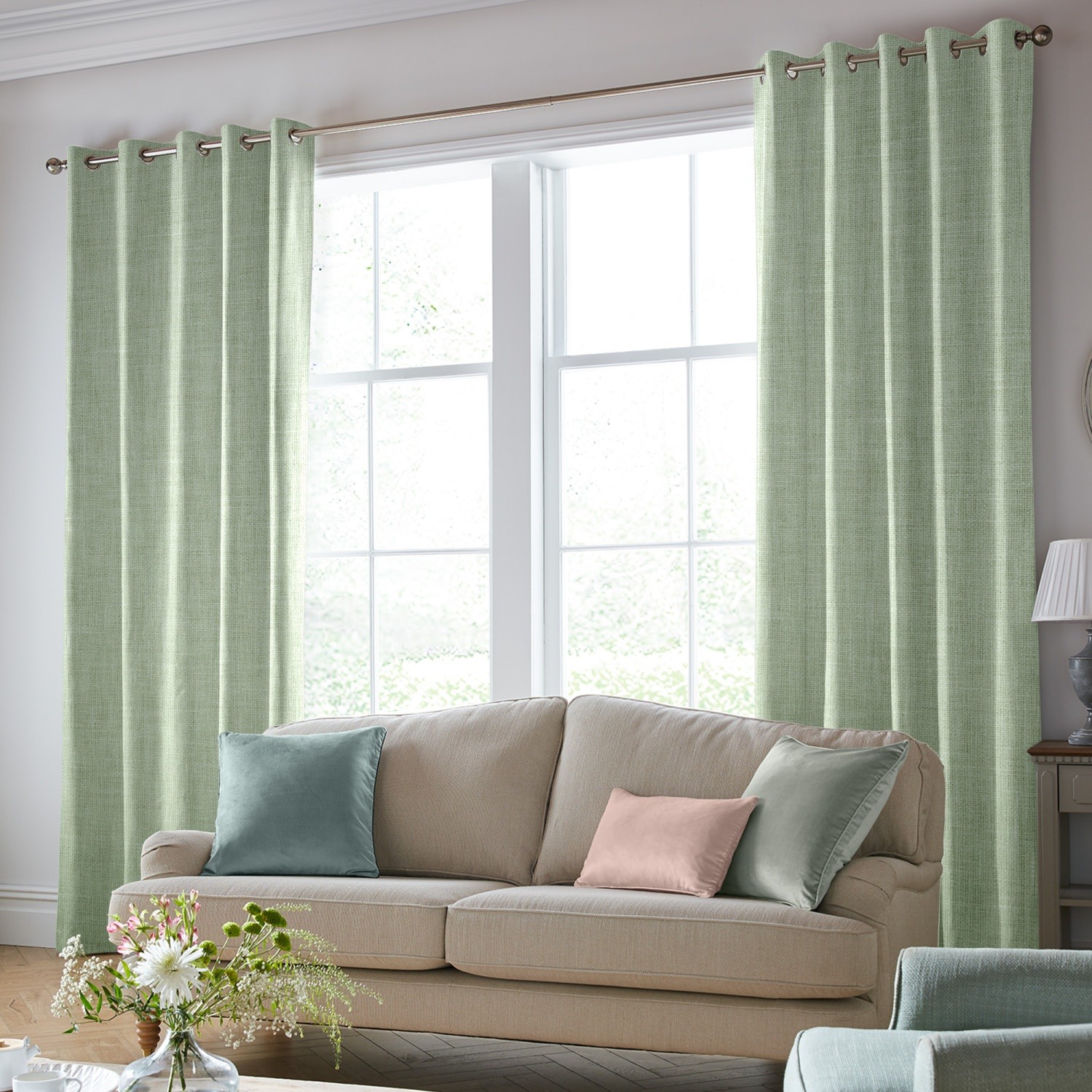 laura ashley easton sage curtains