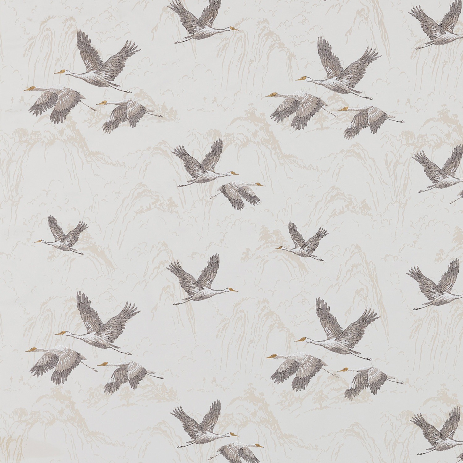 laura ashley animalia embroidered pale dove grey curtains