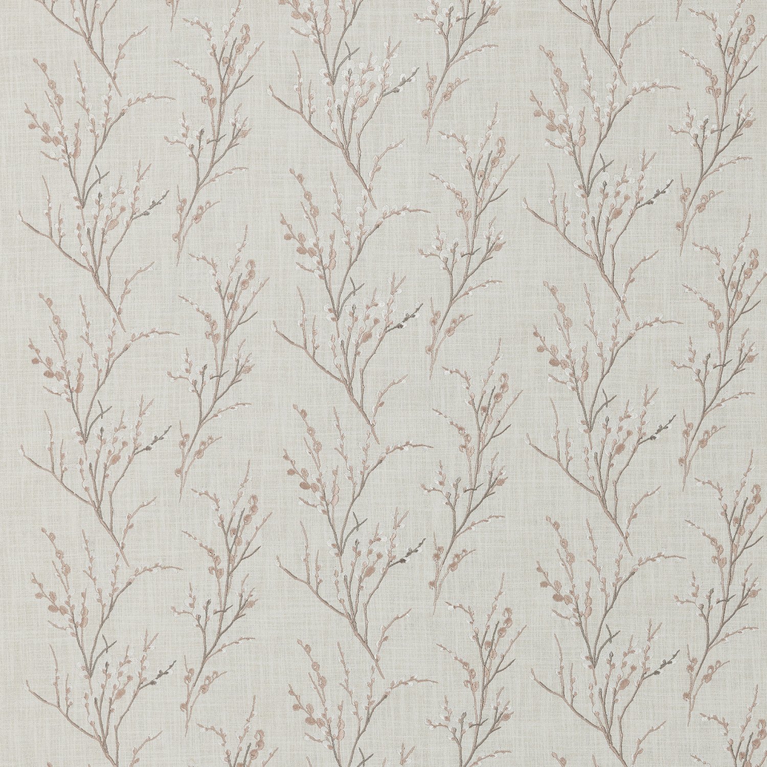 laura ashley pussy willow embroidery blush curtains