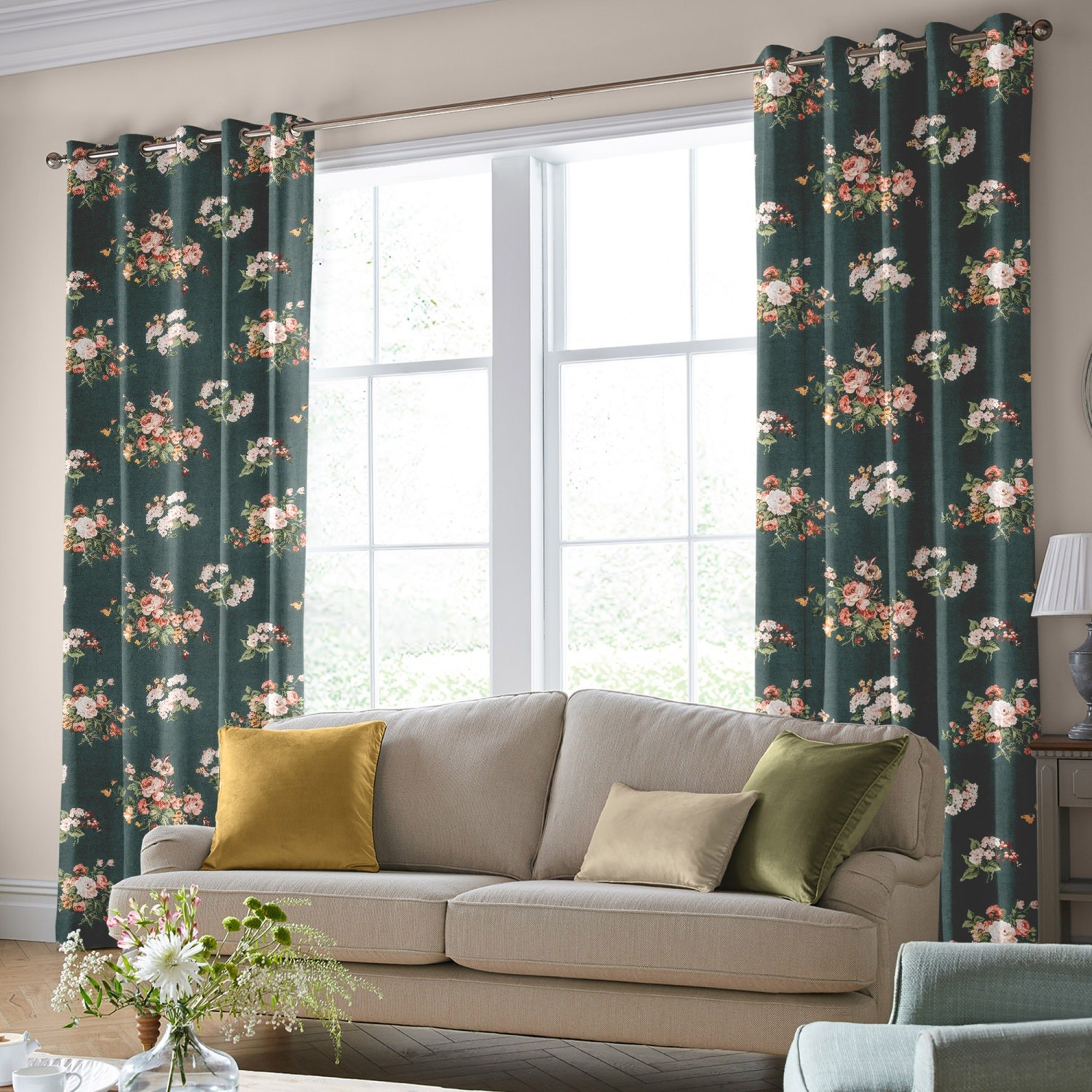 laura ashley rosemore fern curtains