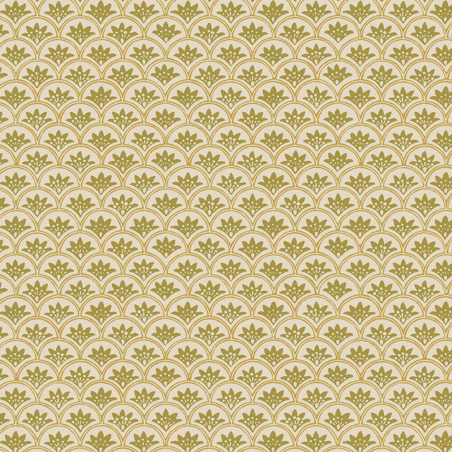 land & shore geometric dawn ochre curtains