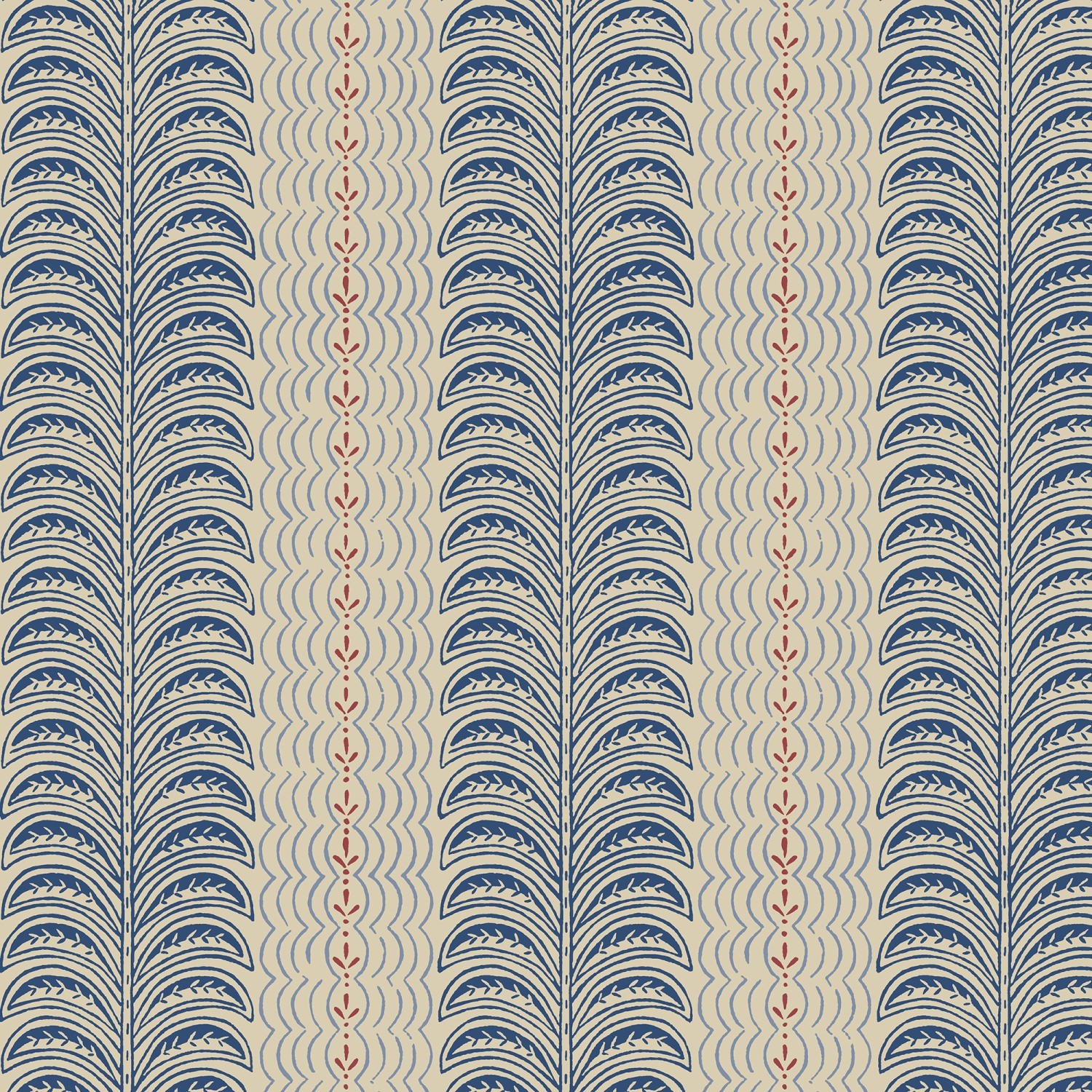 land & shore stripes fintra stripe blue red curtains
