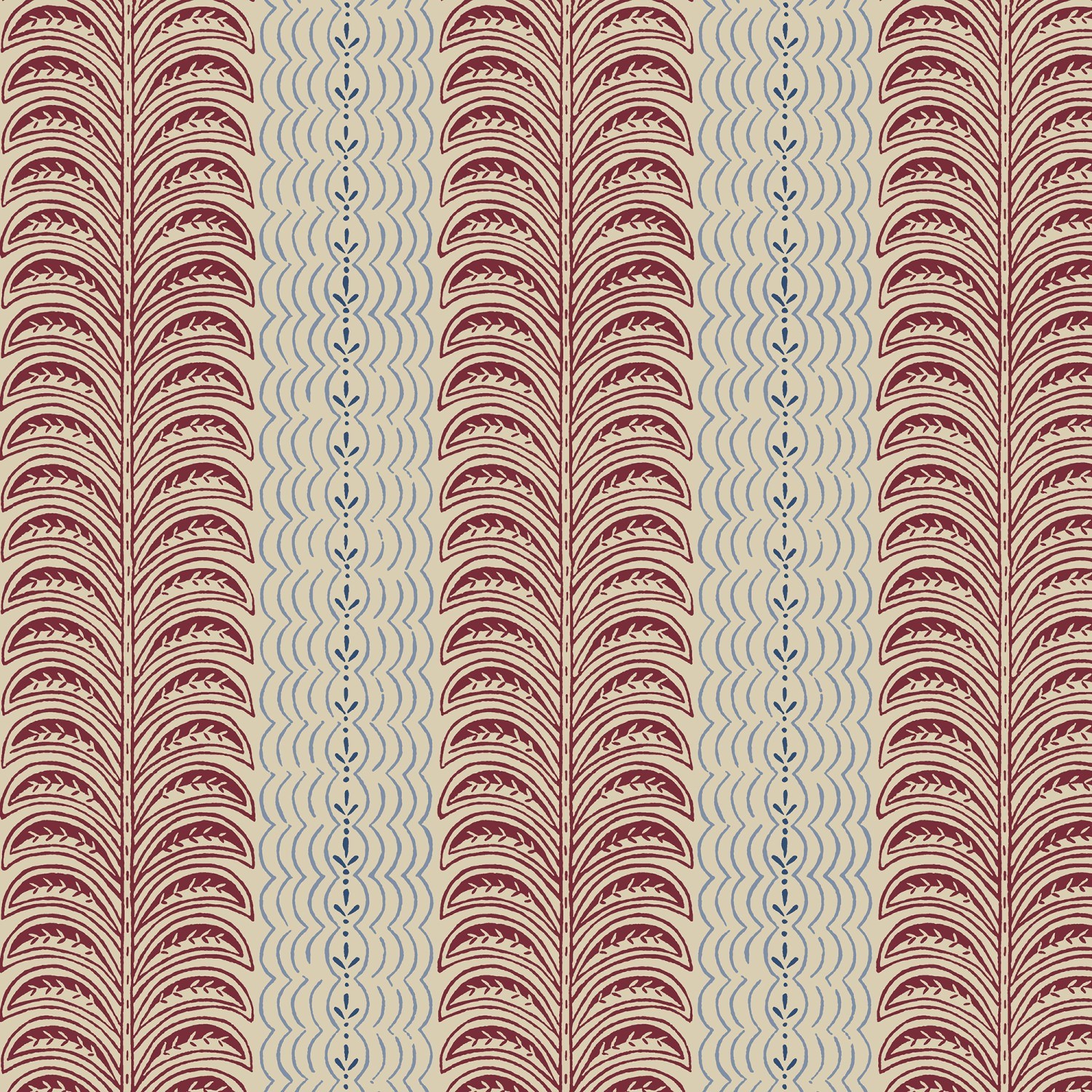 land & shore stripes fintra stripe red blue curtains