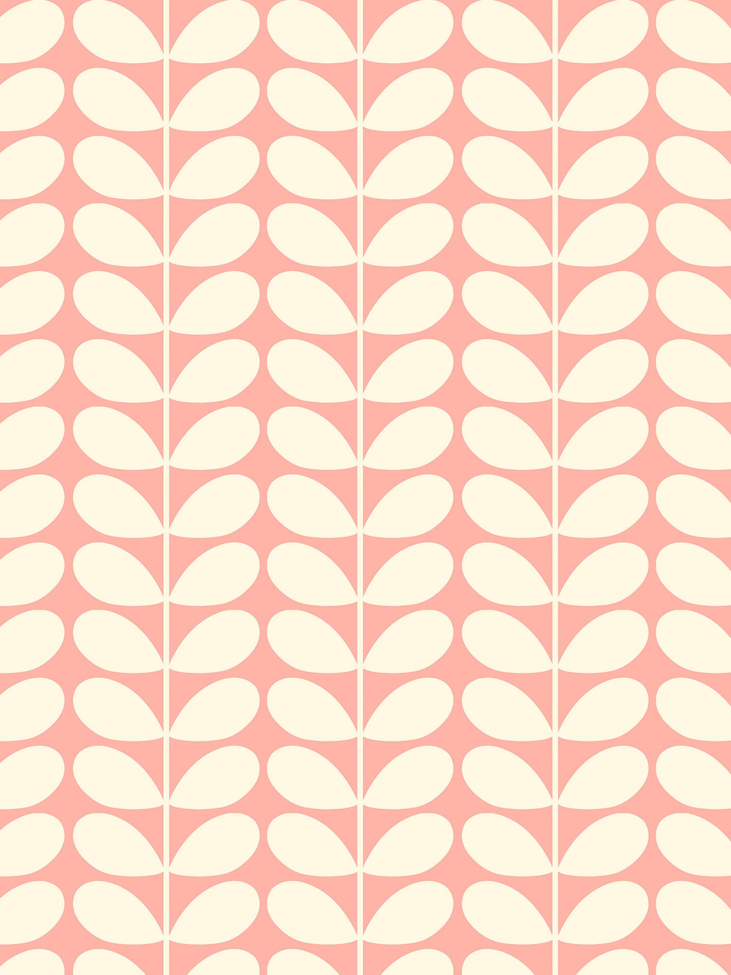 orla kiely jumbo solid stem pink curtains