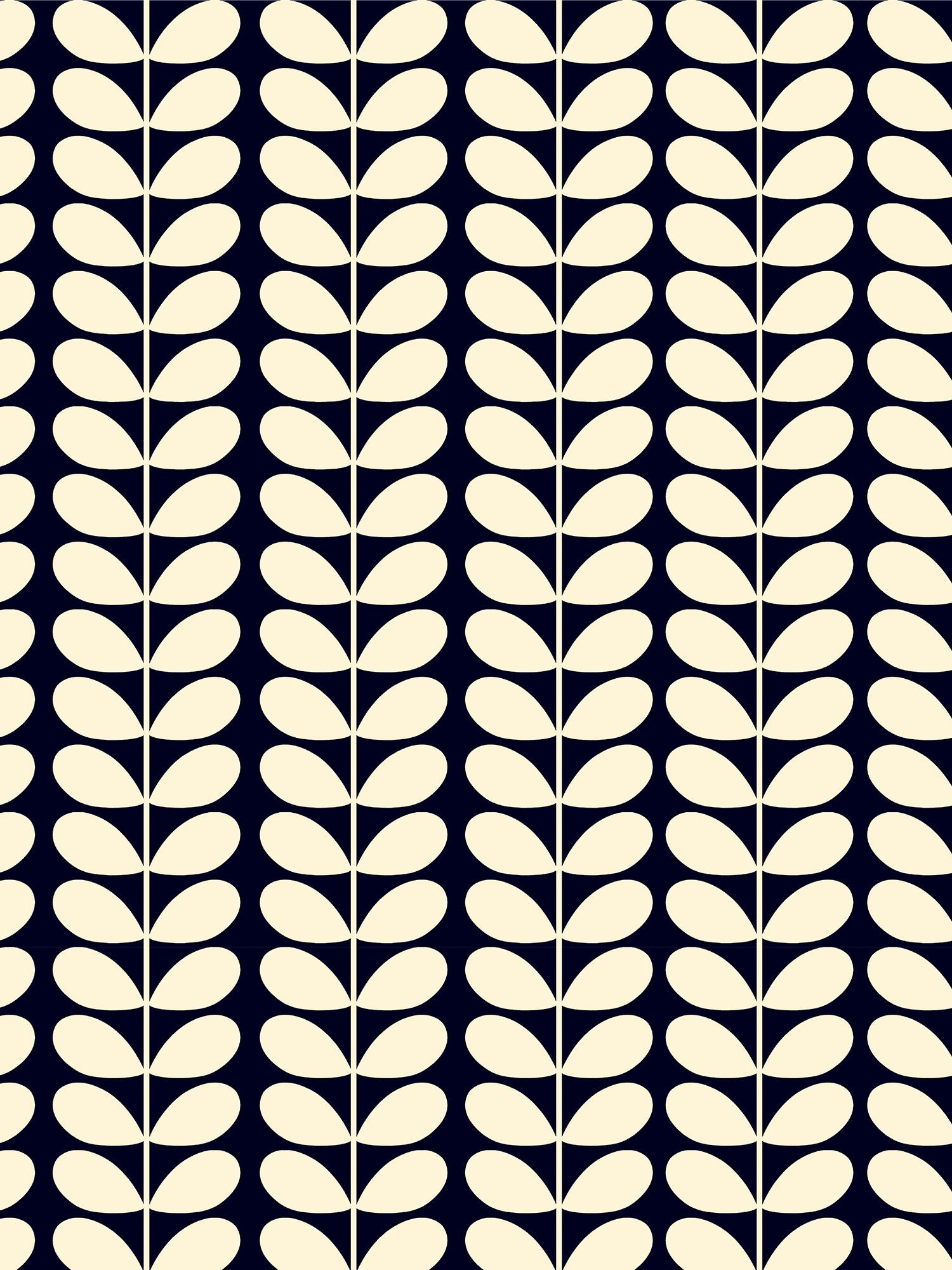 orla kiely solid stem whale curtains