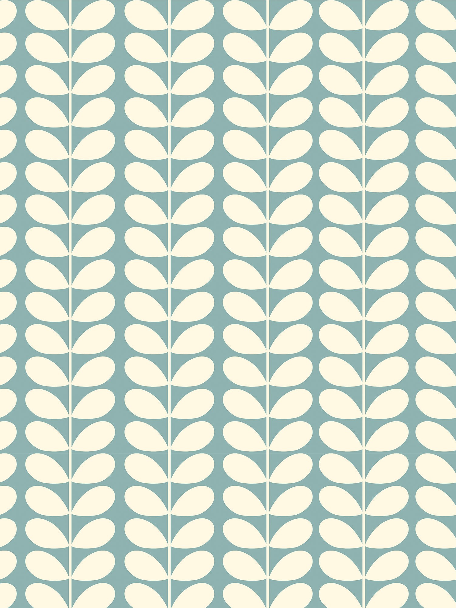orla kiely solid stem duckegg curtains