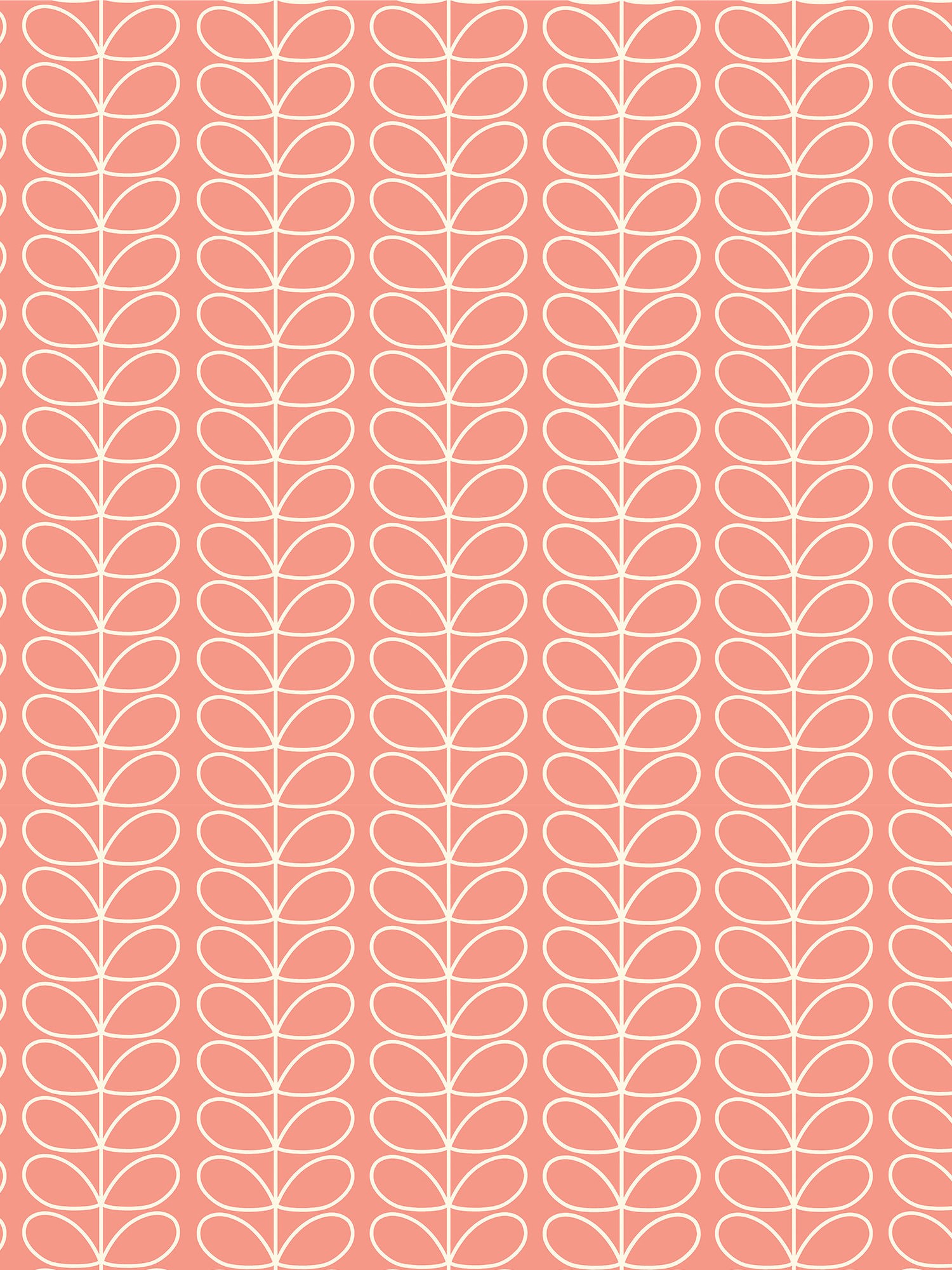 orla kiely linear stem bubblegum curtains