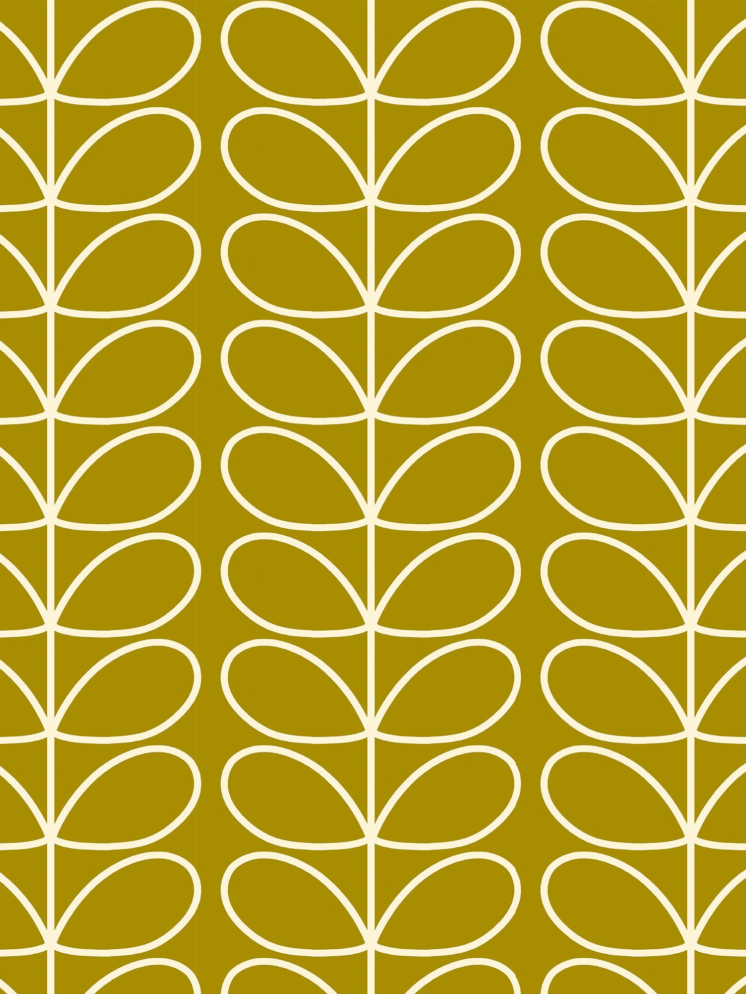 orla kiely jumbo linear stem seagrass curtains