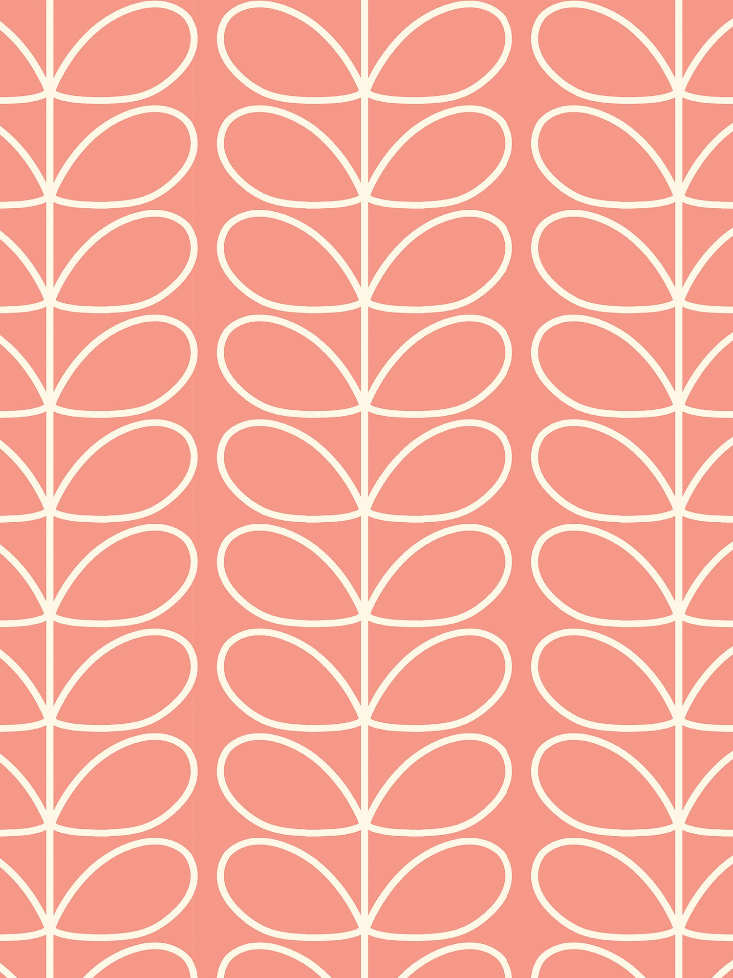 orla kiely jumbo linear stem bubblegum curtains