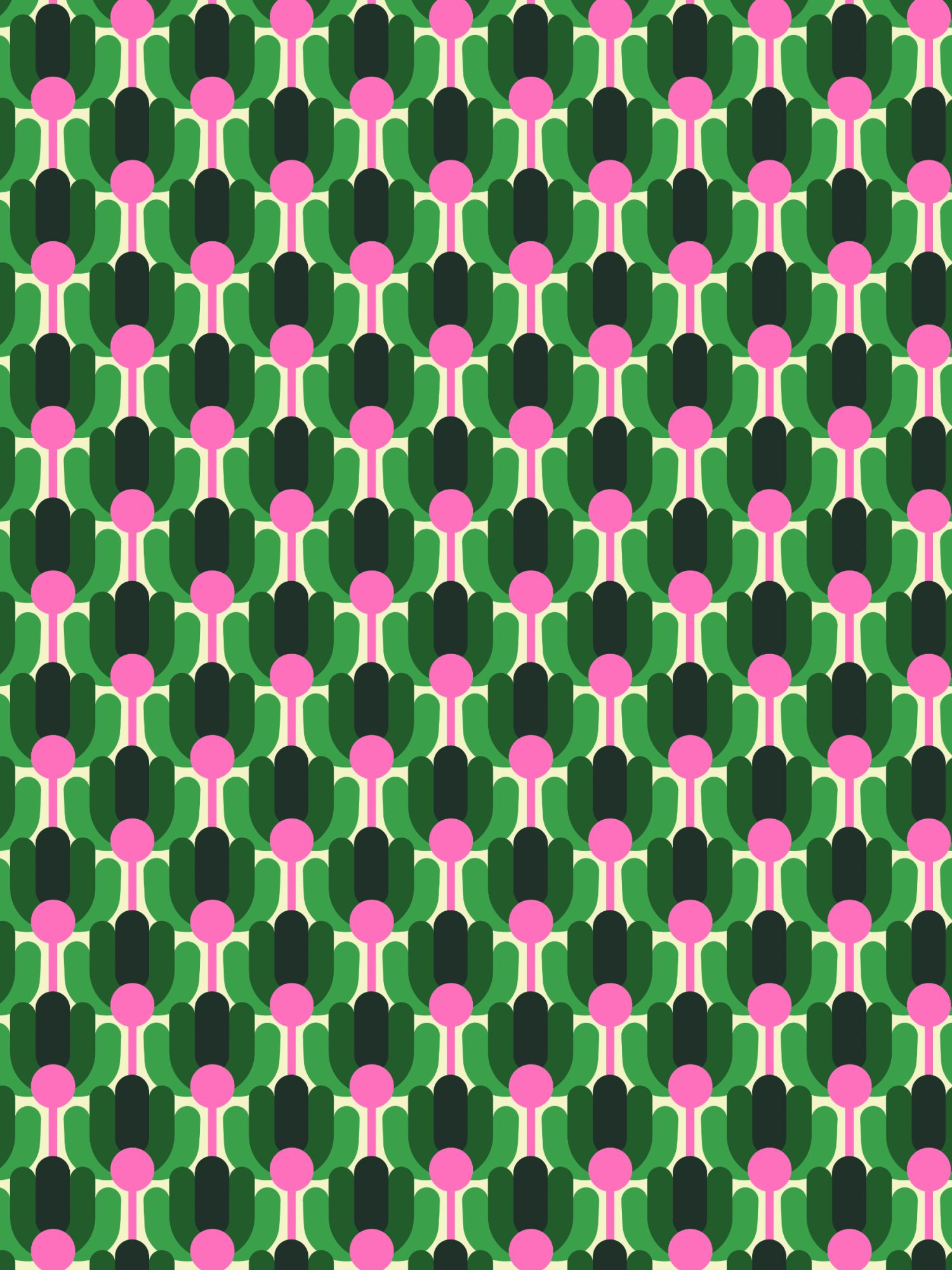orla kiely florida jade curtains