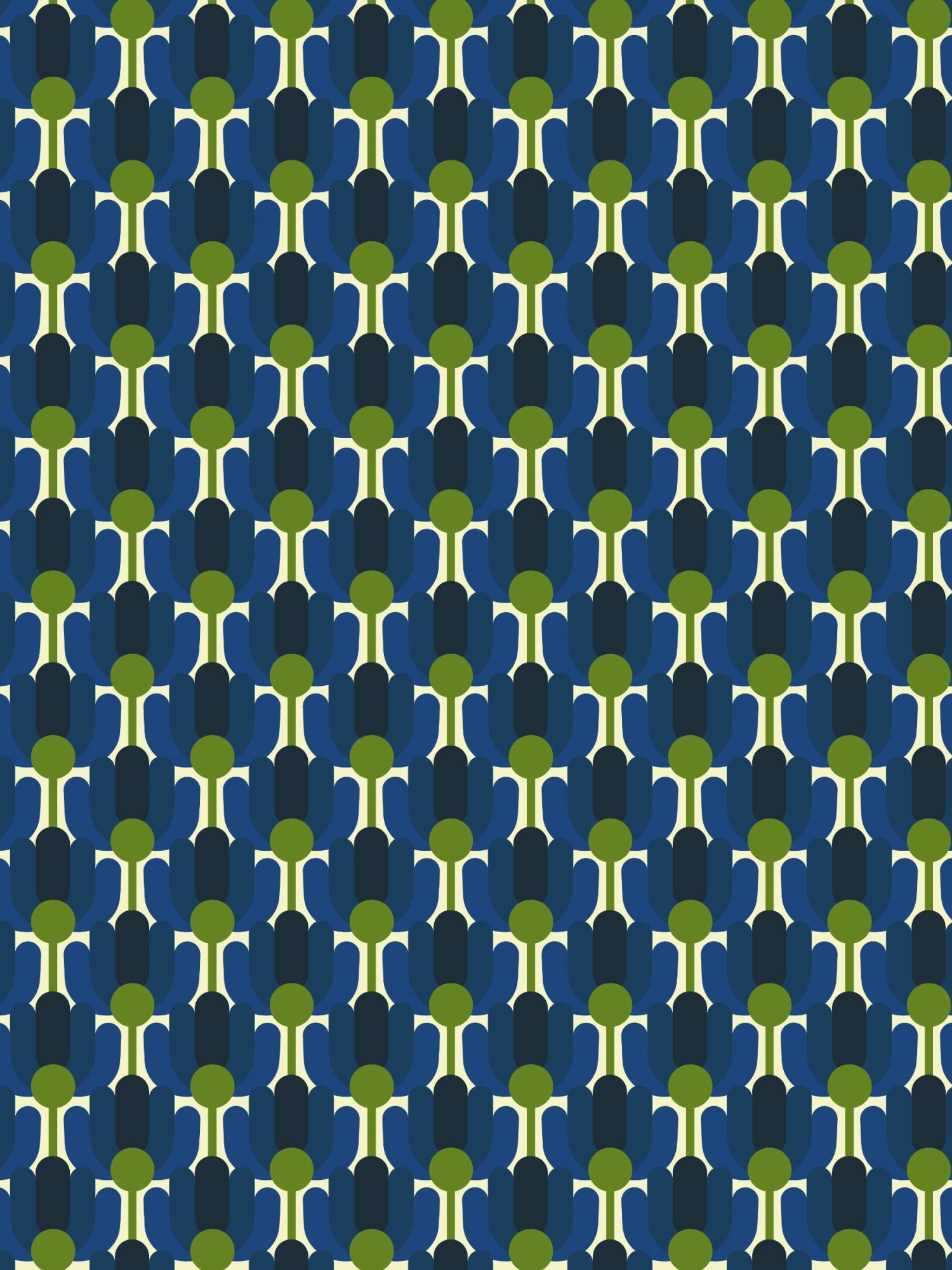 orla kiely florida navy whale curtains
