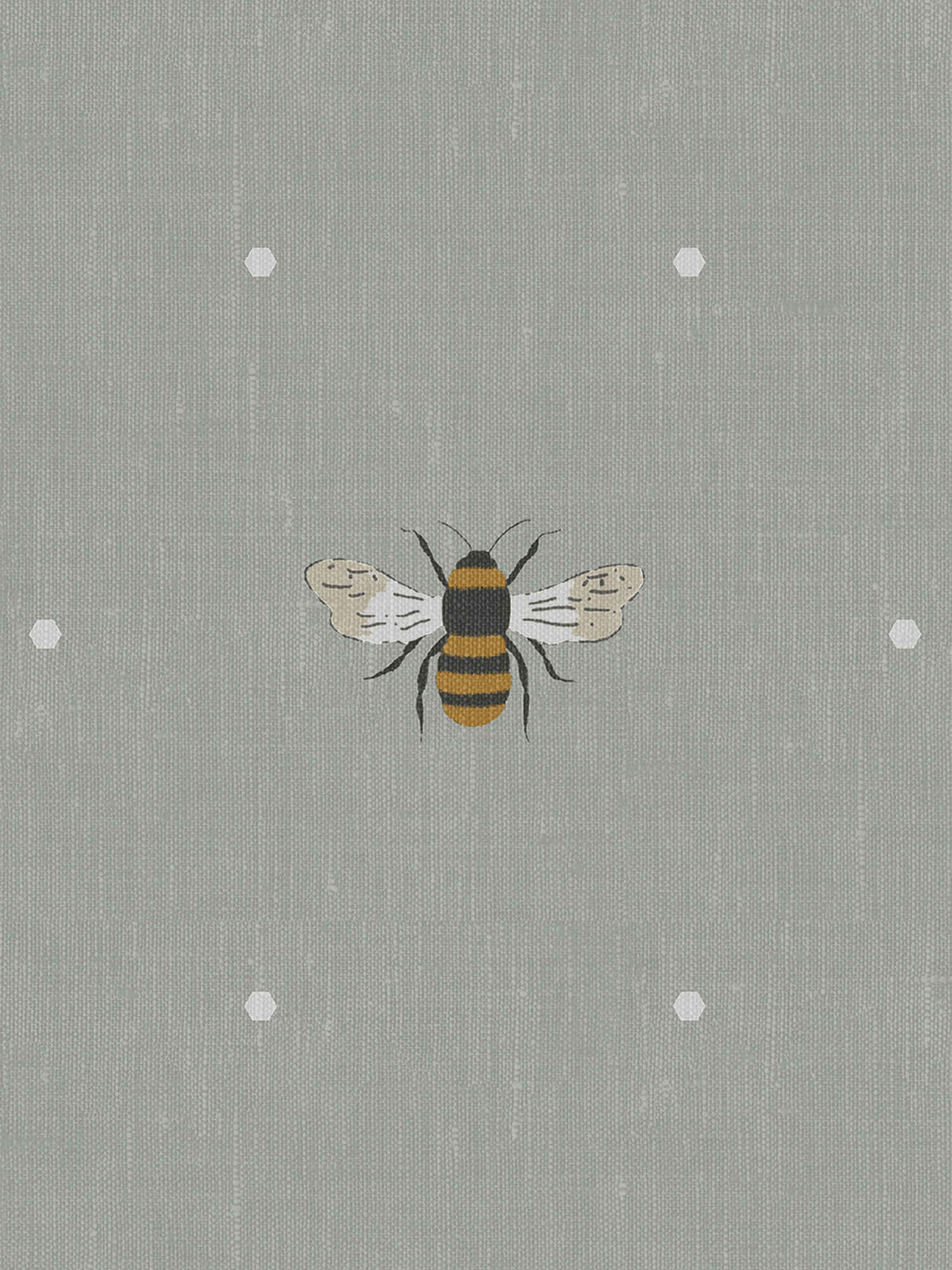 sophie allport bee pale slate curtains