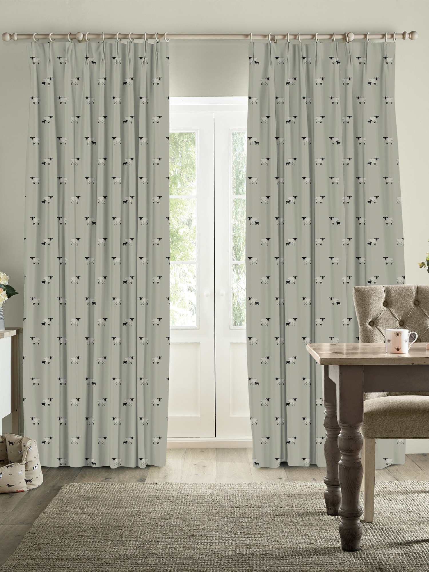 sophie allport sheep pebble curtains