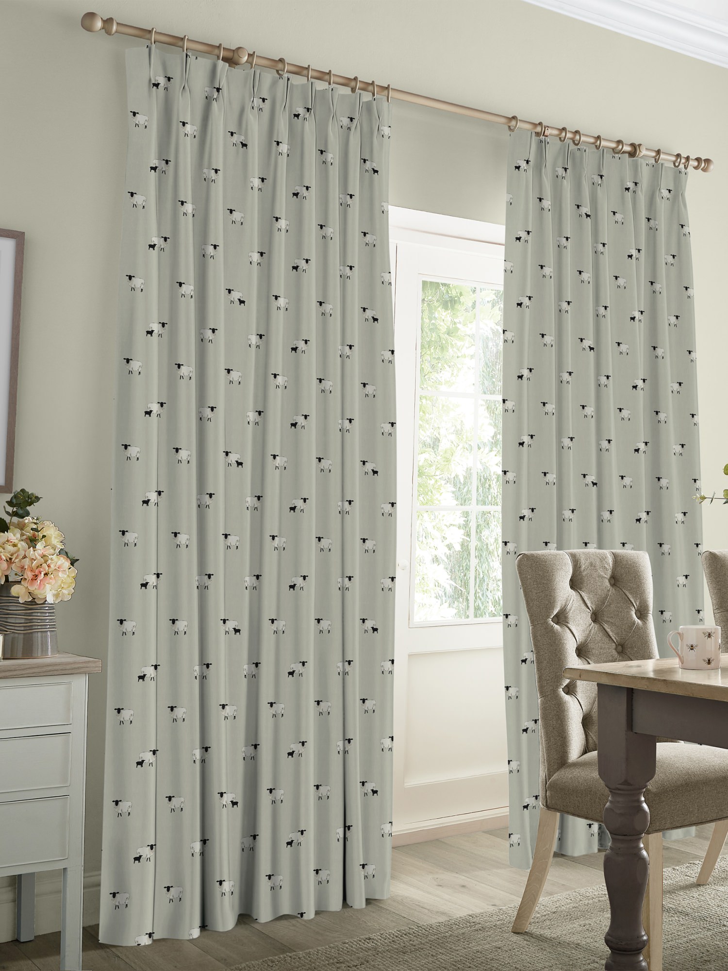 sophie allport sheep pebble curtains