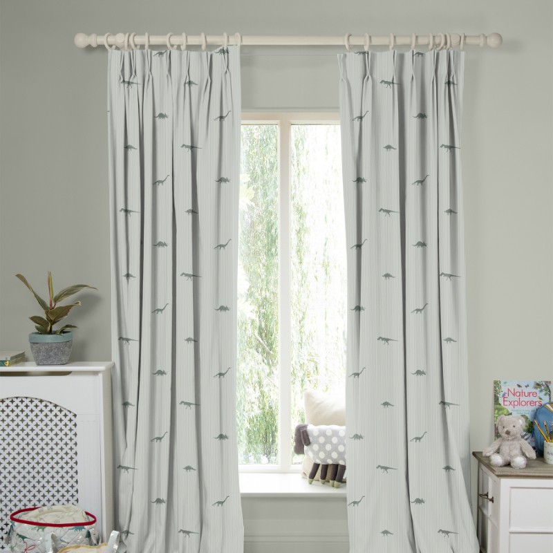 Sophie Allport Dinosaur Sage Curtains