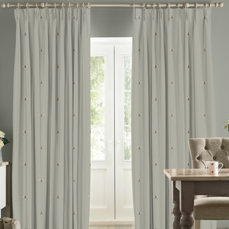Sophie Allport Bee Soft Linen Curtains