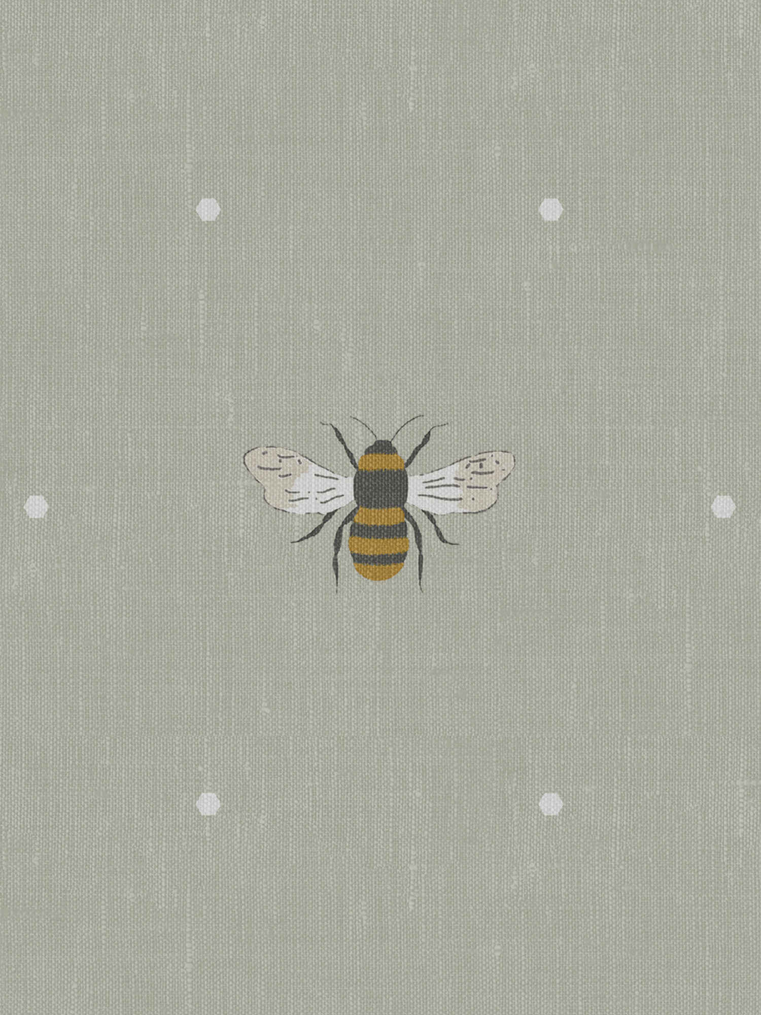 sophie allport bee soft linen curtains