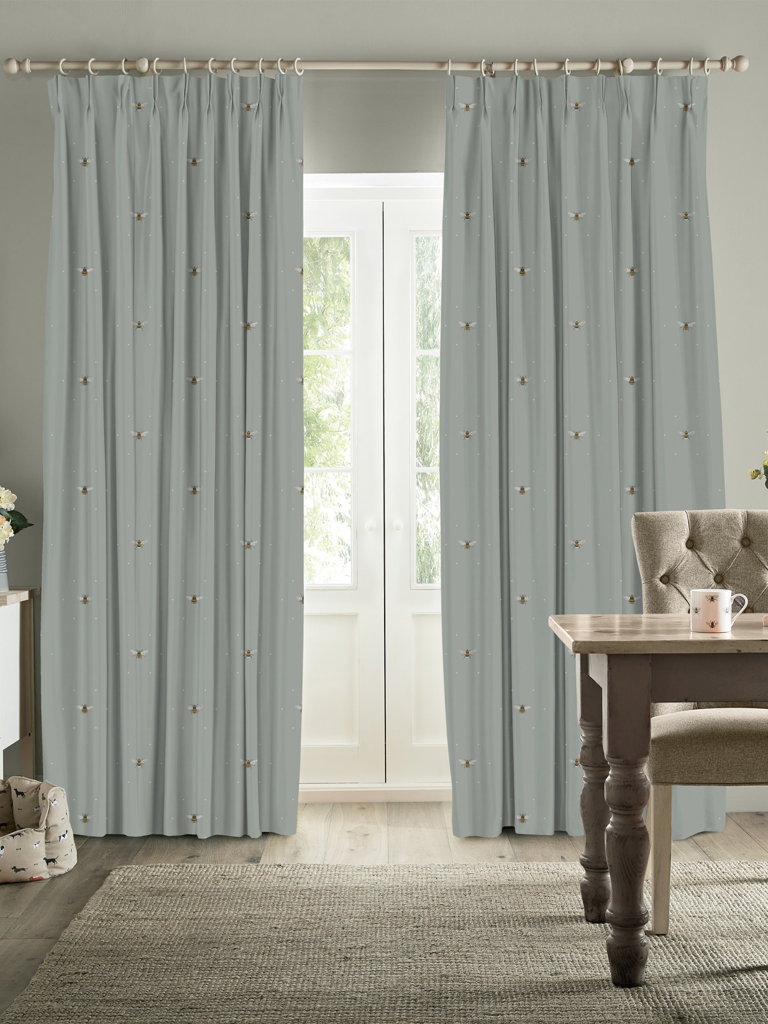 sophie allport bee sky curtains