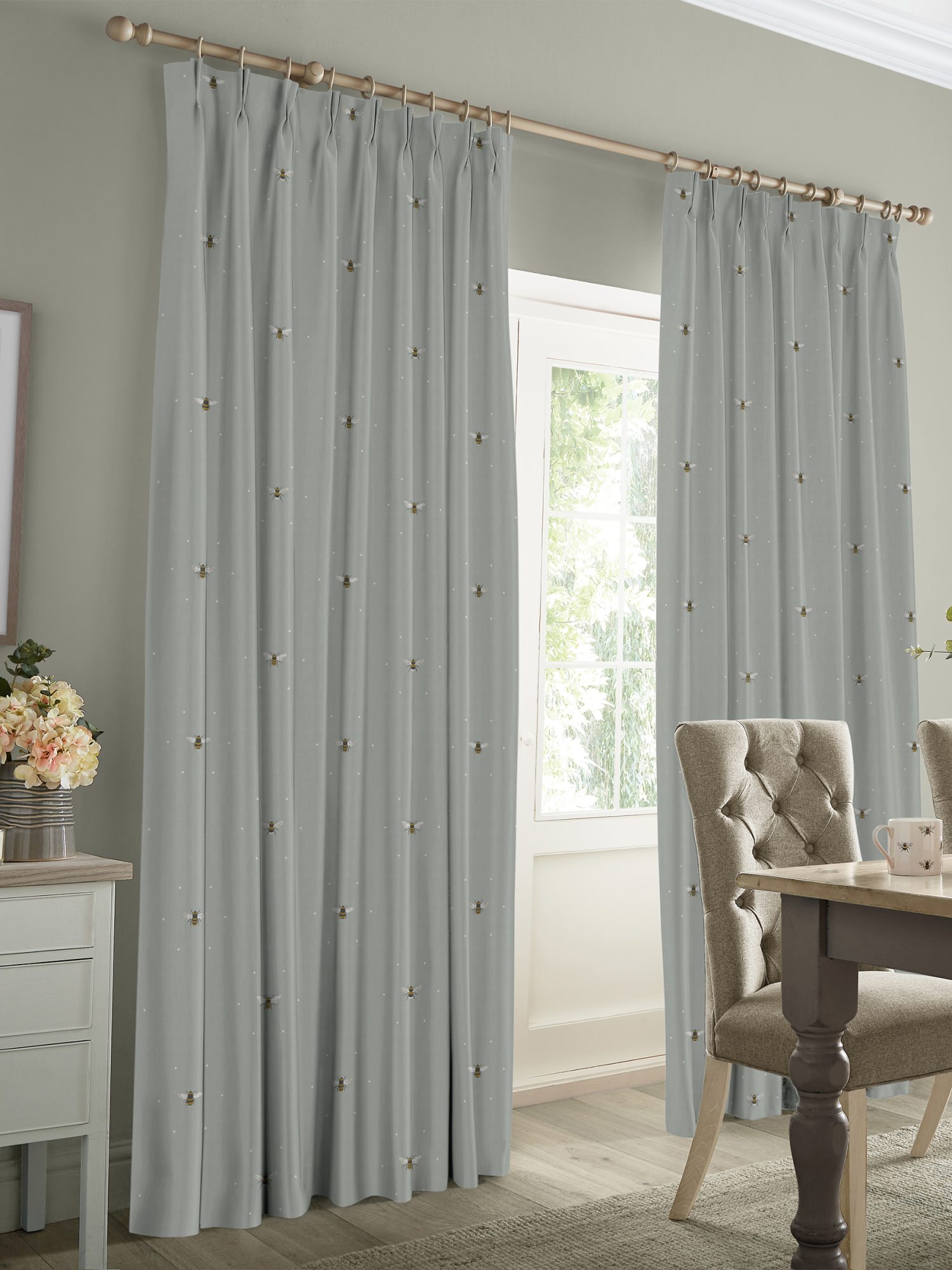 sophie allport bee sky curtains