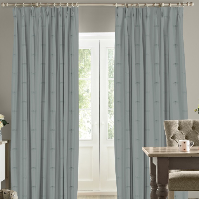Sophie Allport Dragonfly Teal Curtains