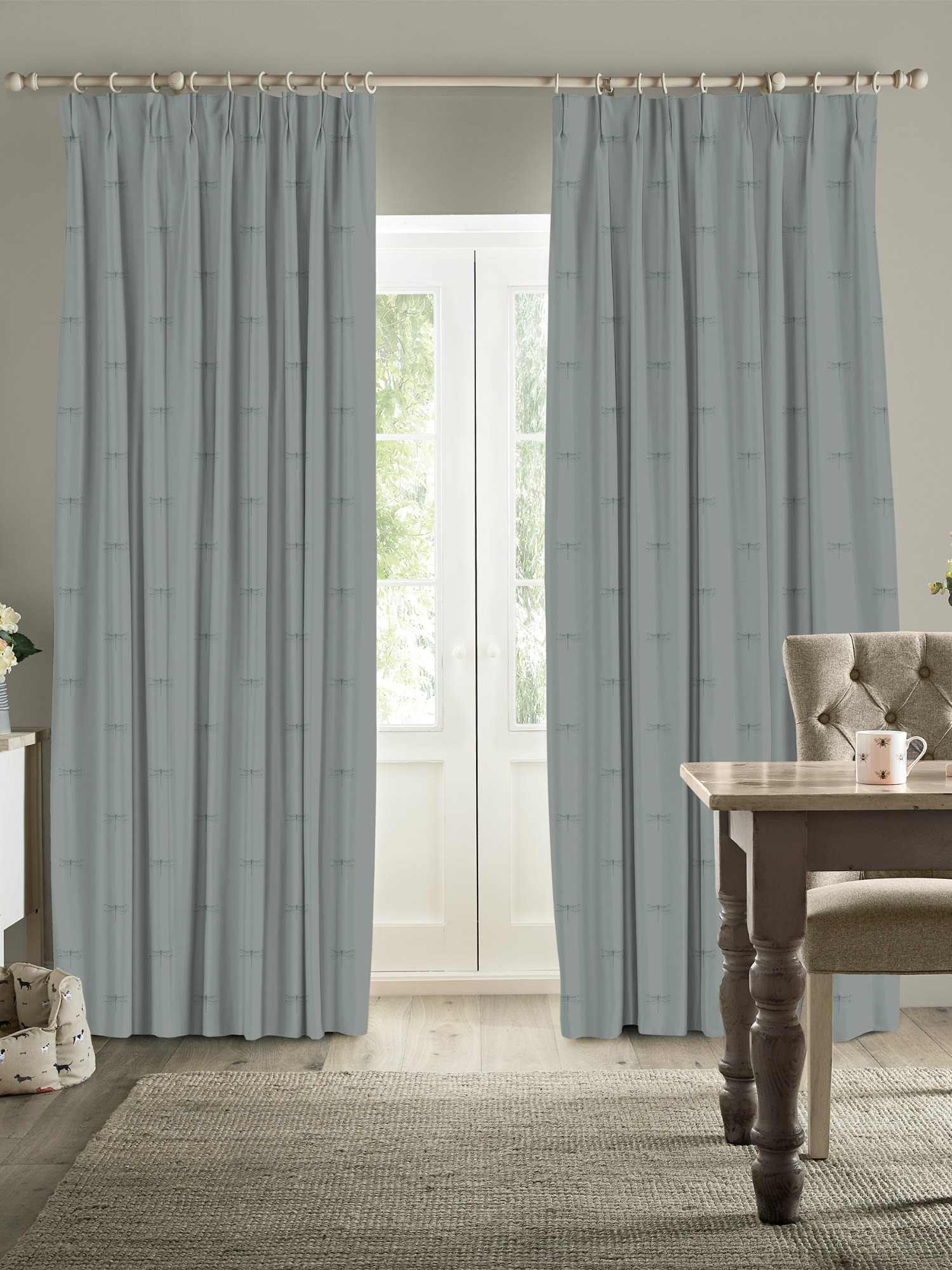 sophie allport dragonfly teal curtains