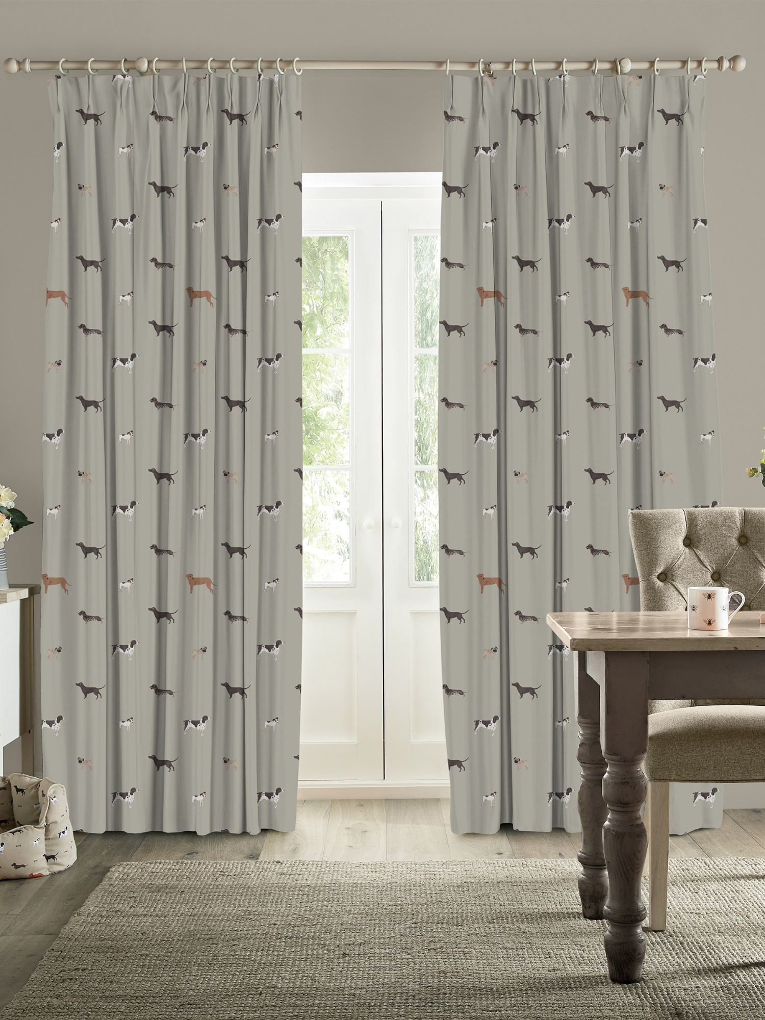 sophie allport woof linen curtains