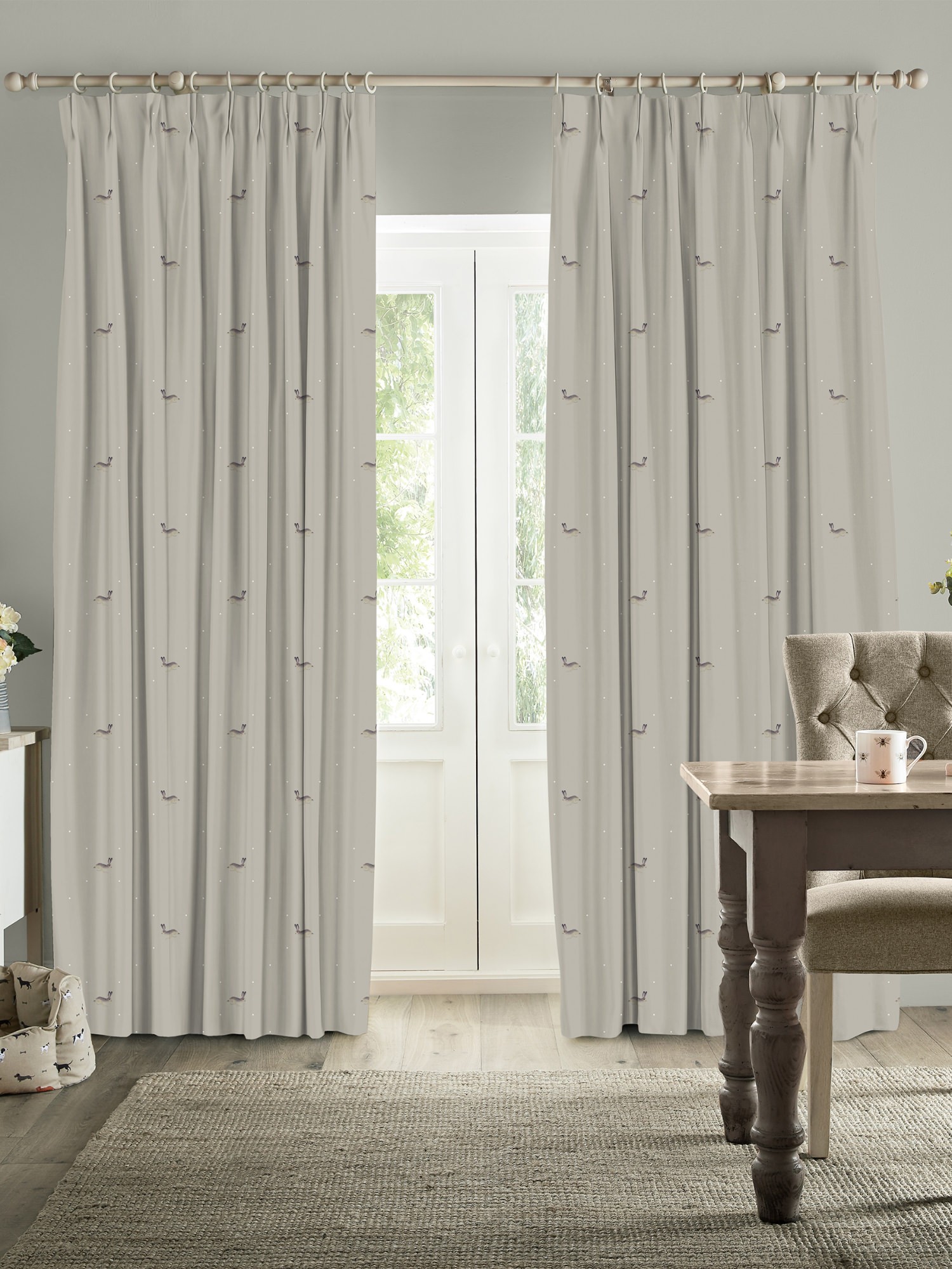 sophie allport hare linen curtains