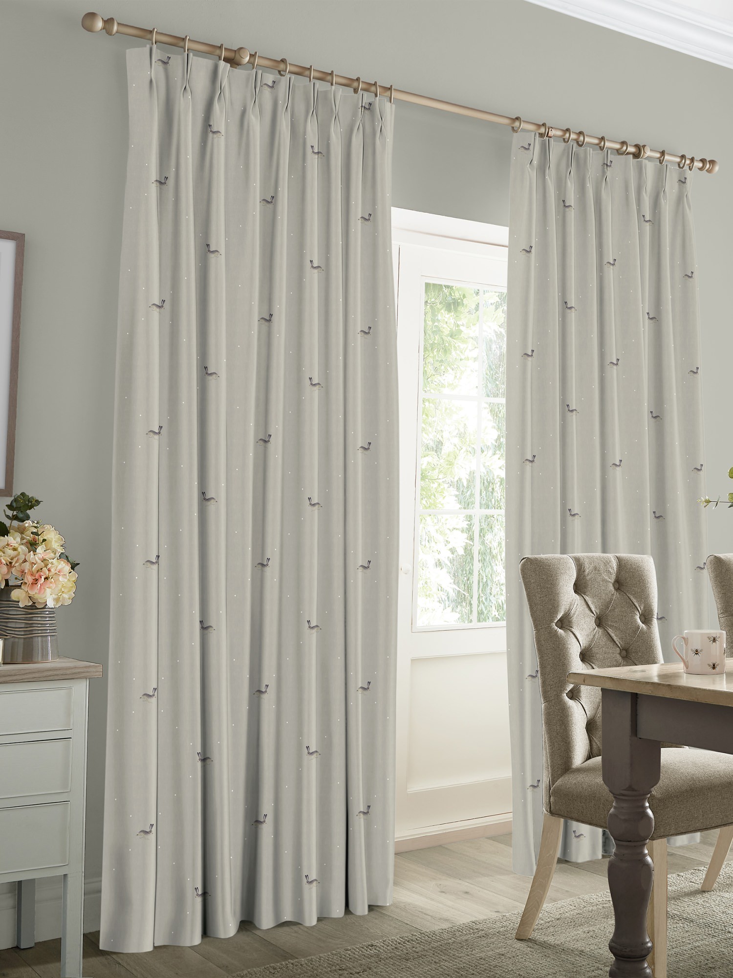 sophie allport hare linen curtains