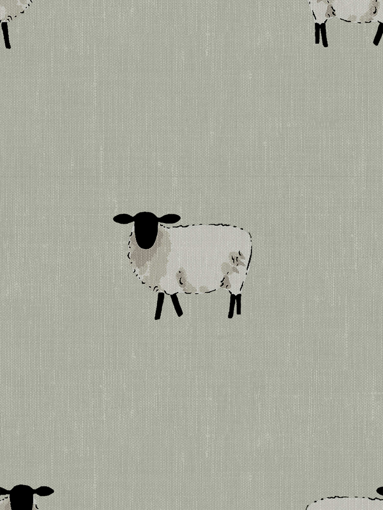 sophie allport sheep sage curtains