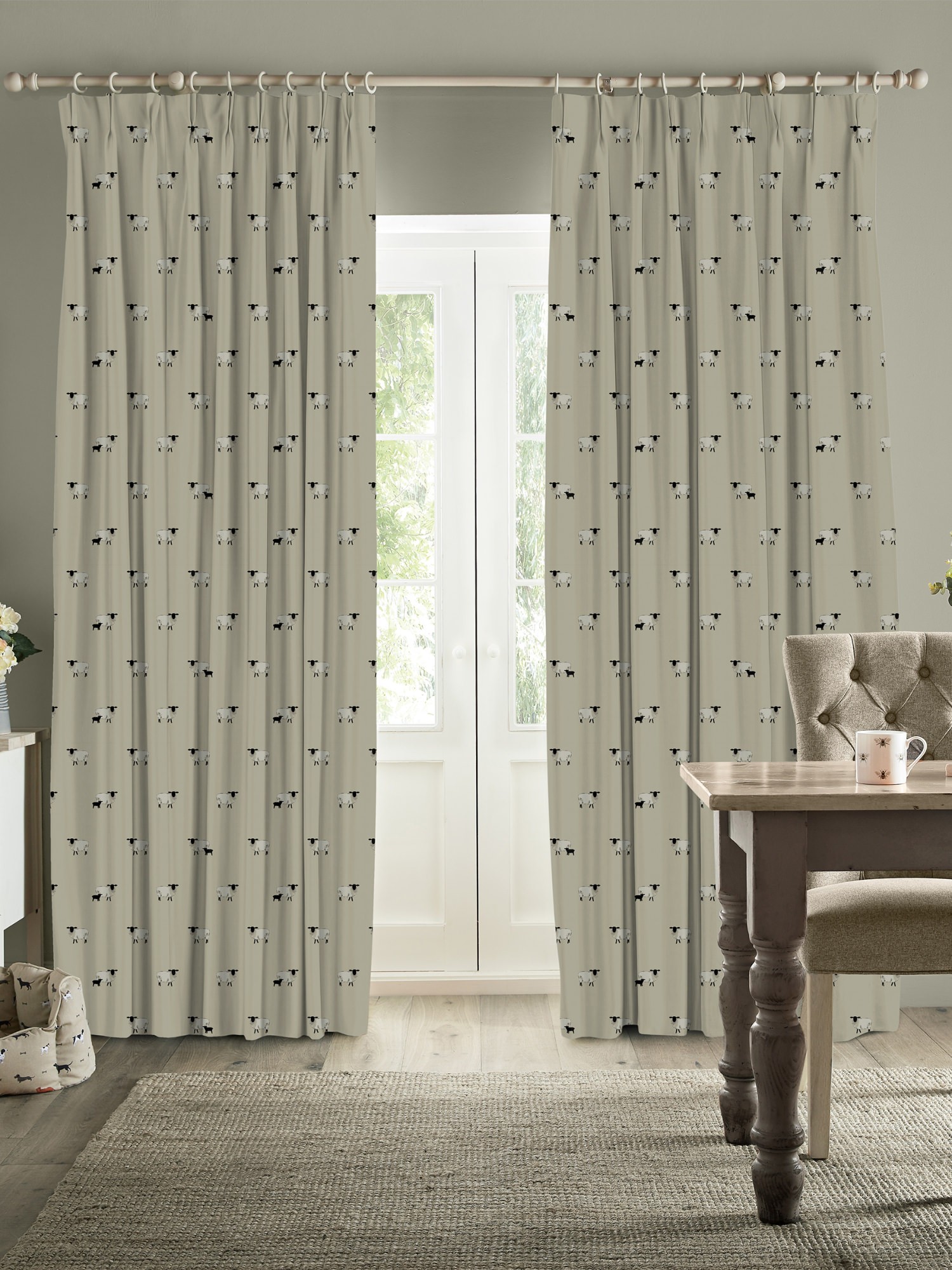 sophie allport sheep sand curtains